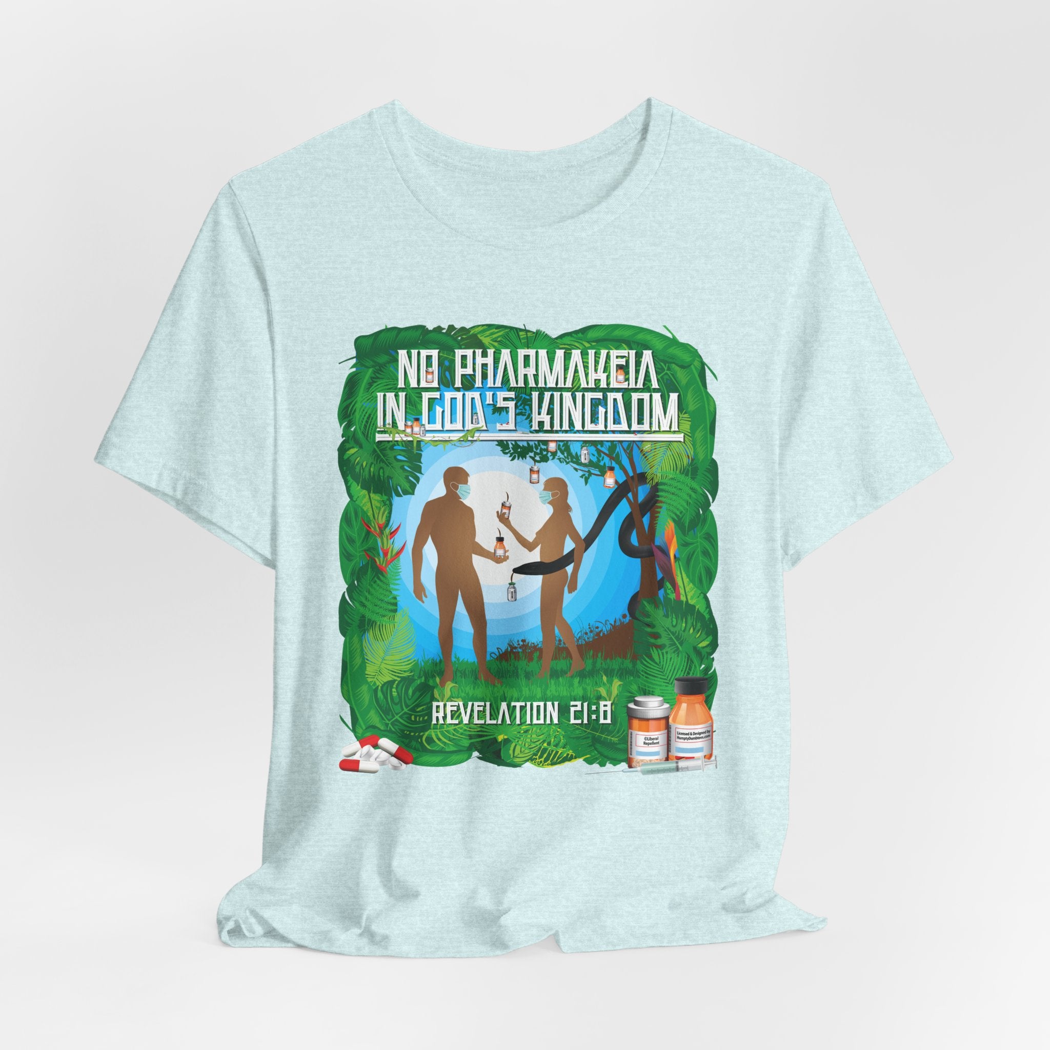 No Pharmakeia in God's Kingdom - Unisex Soft Cotton Short Sleeve T-Shirt