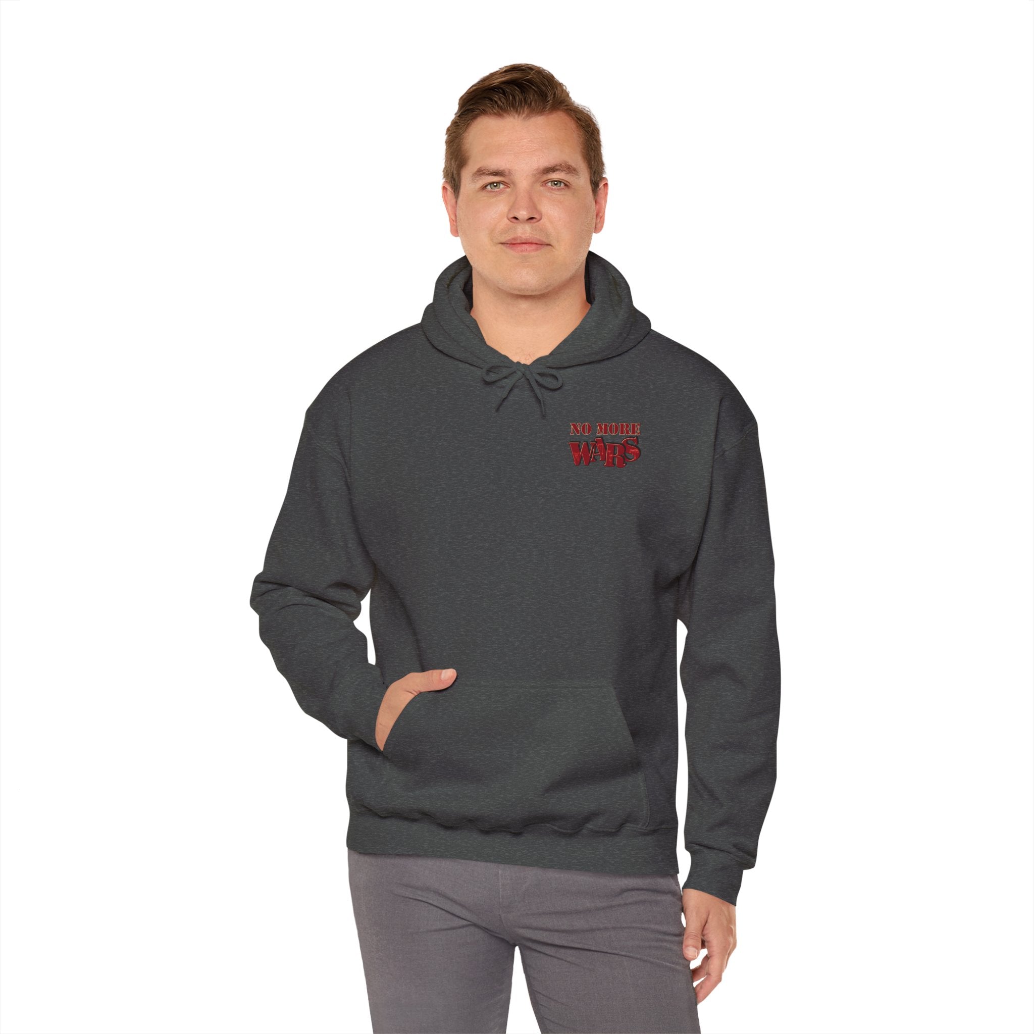 No More Wars for the Synagogue of Satan - Unisex Heavy Blend™ Hooded Sweatshirt