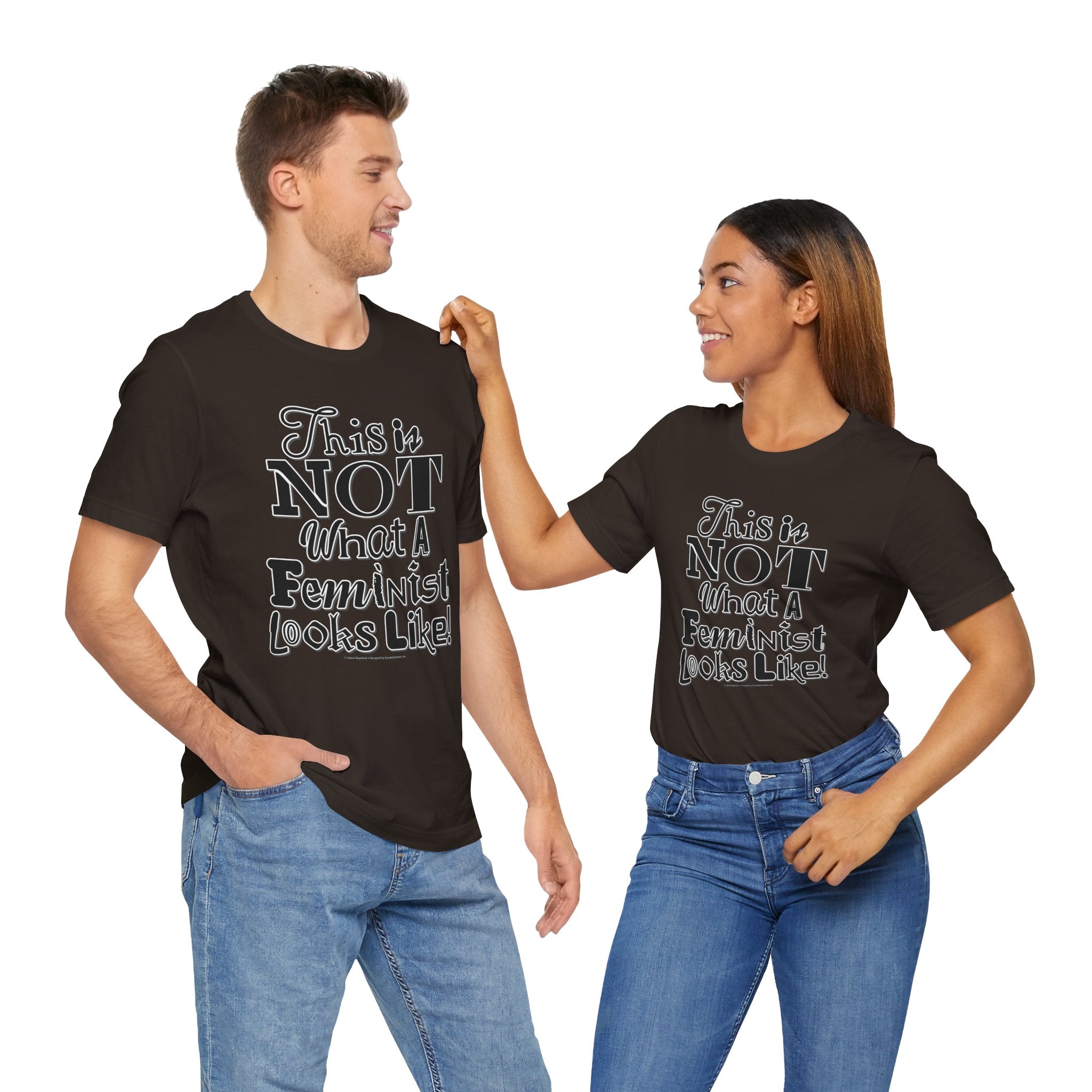 This Is NOT What A Feminist Looks Like - Unisex Soft Cotton Short Sleeve T-Shirt