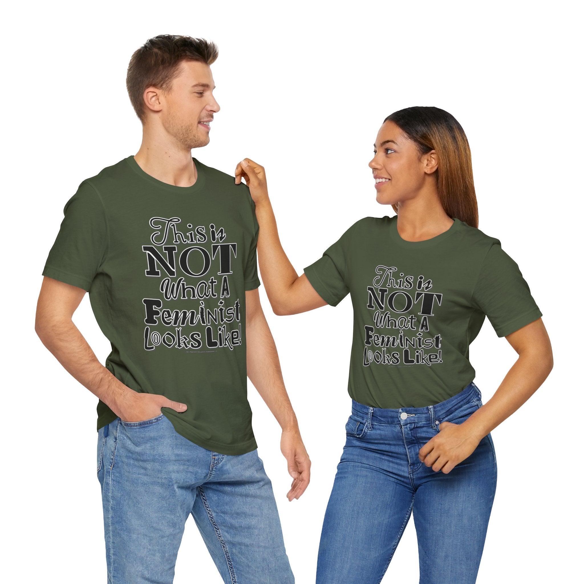 This Is NOT What A Feminist Looks Like - Unisex Soft Cotton Short Sleeve T-Shirt
