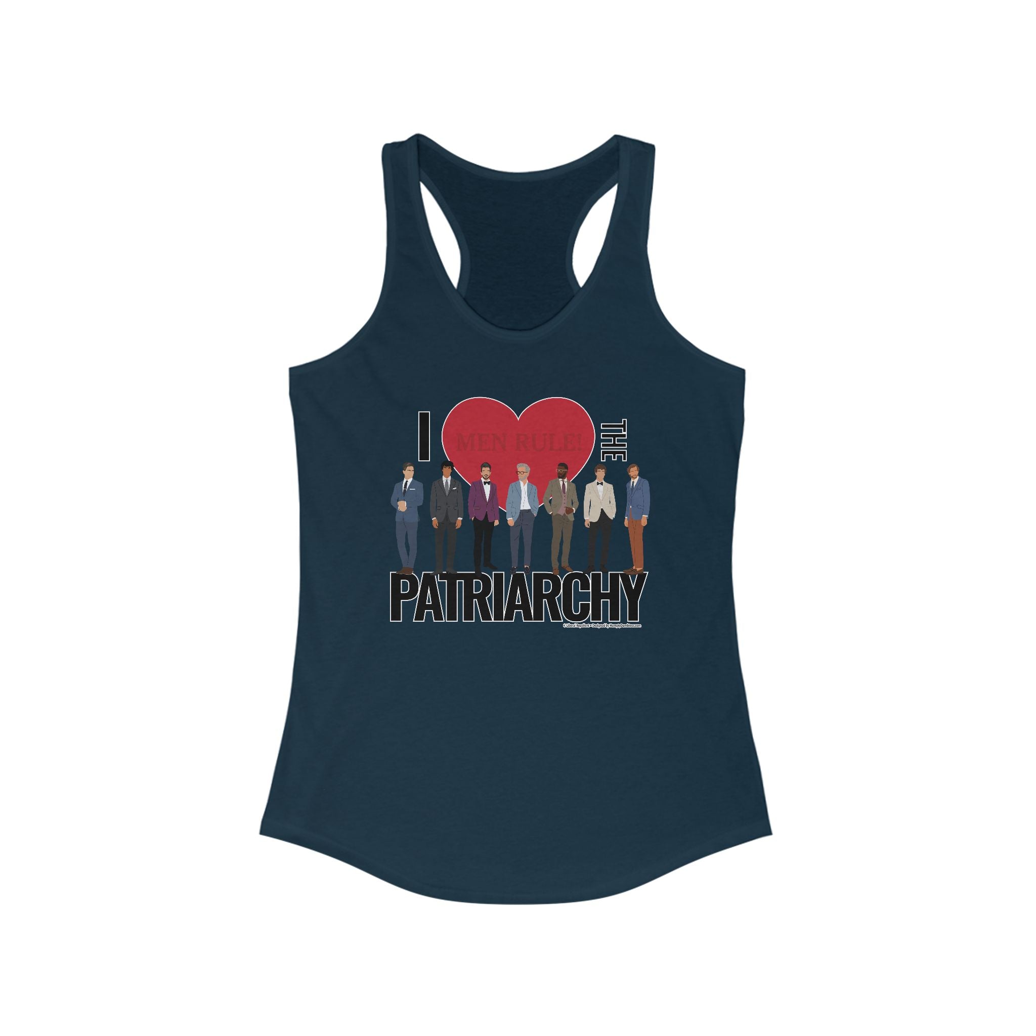 I Love the Patriarchy (The Good 'Ol Boys Club Edition) - Ladies Ideal Racerback Tank