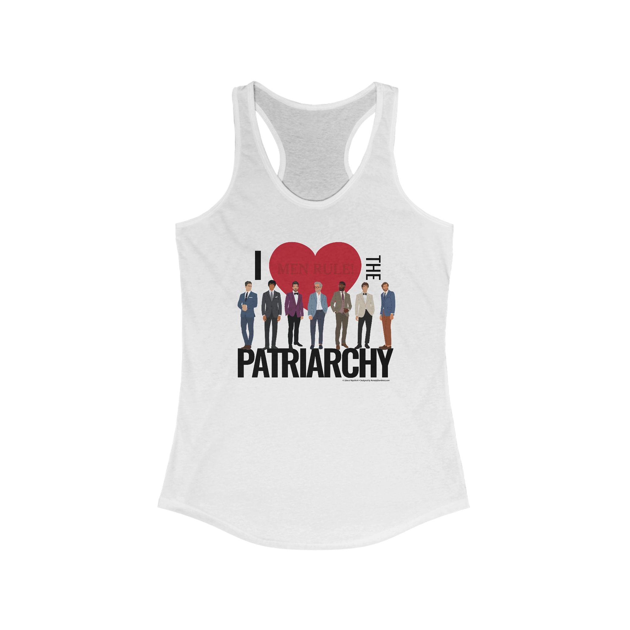 I Love the Patriarchy (The Good 'Ol Boys Club Edition) - Ladies Ideal Racerback Tank