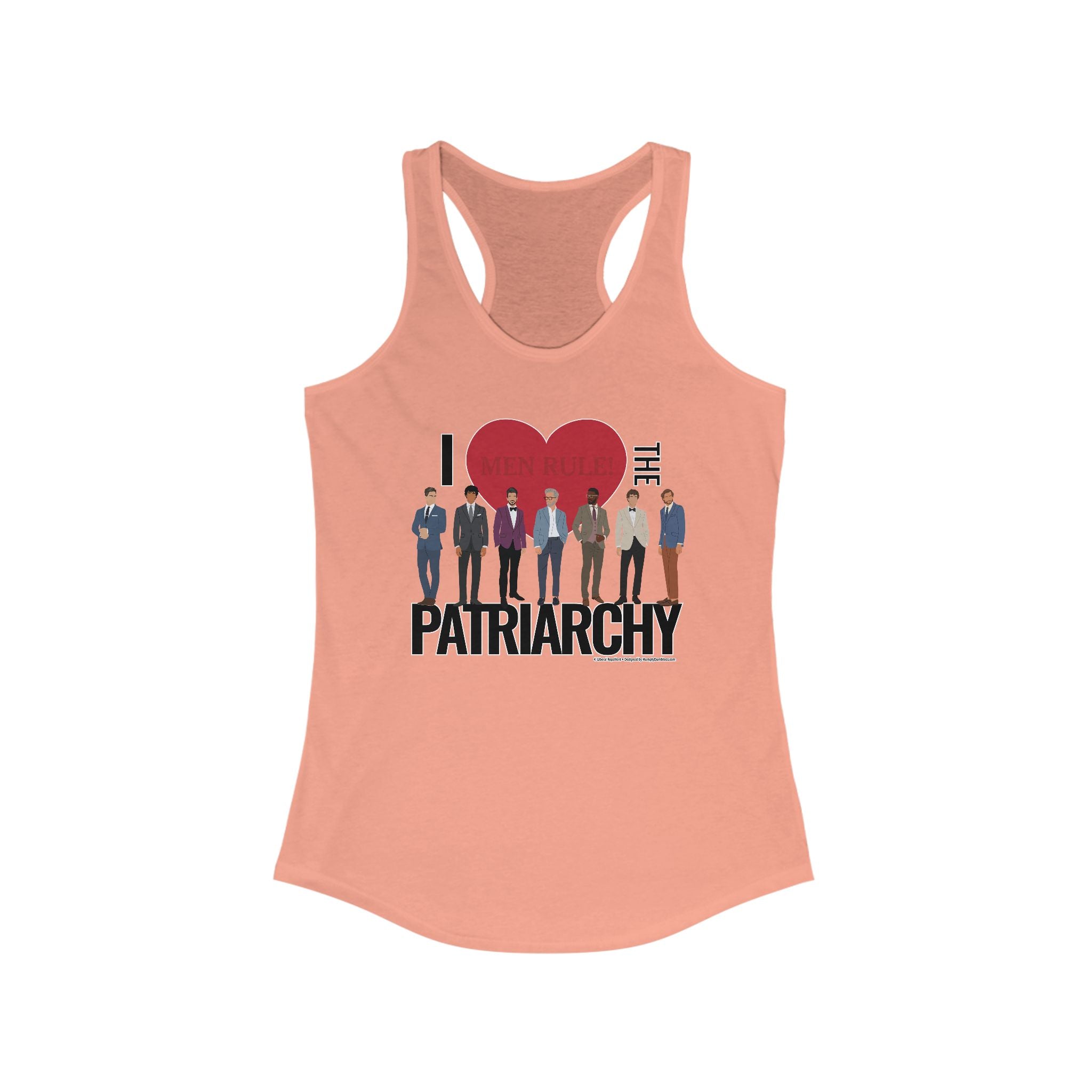 I Love the Patriarchy (The Good 'Ol Boys Club Edition) - Ladies Ideal Racerback Tank