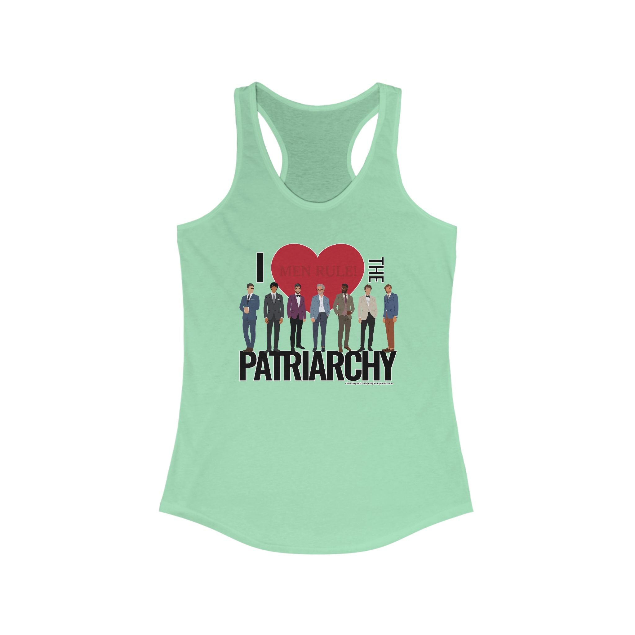 I Love the Patriarchy (The Good 'Ol Boys Club Edition) - Ladies Ideal Racerback Tank