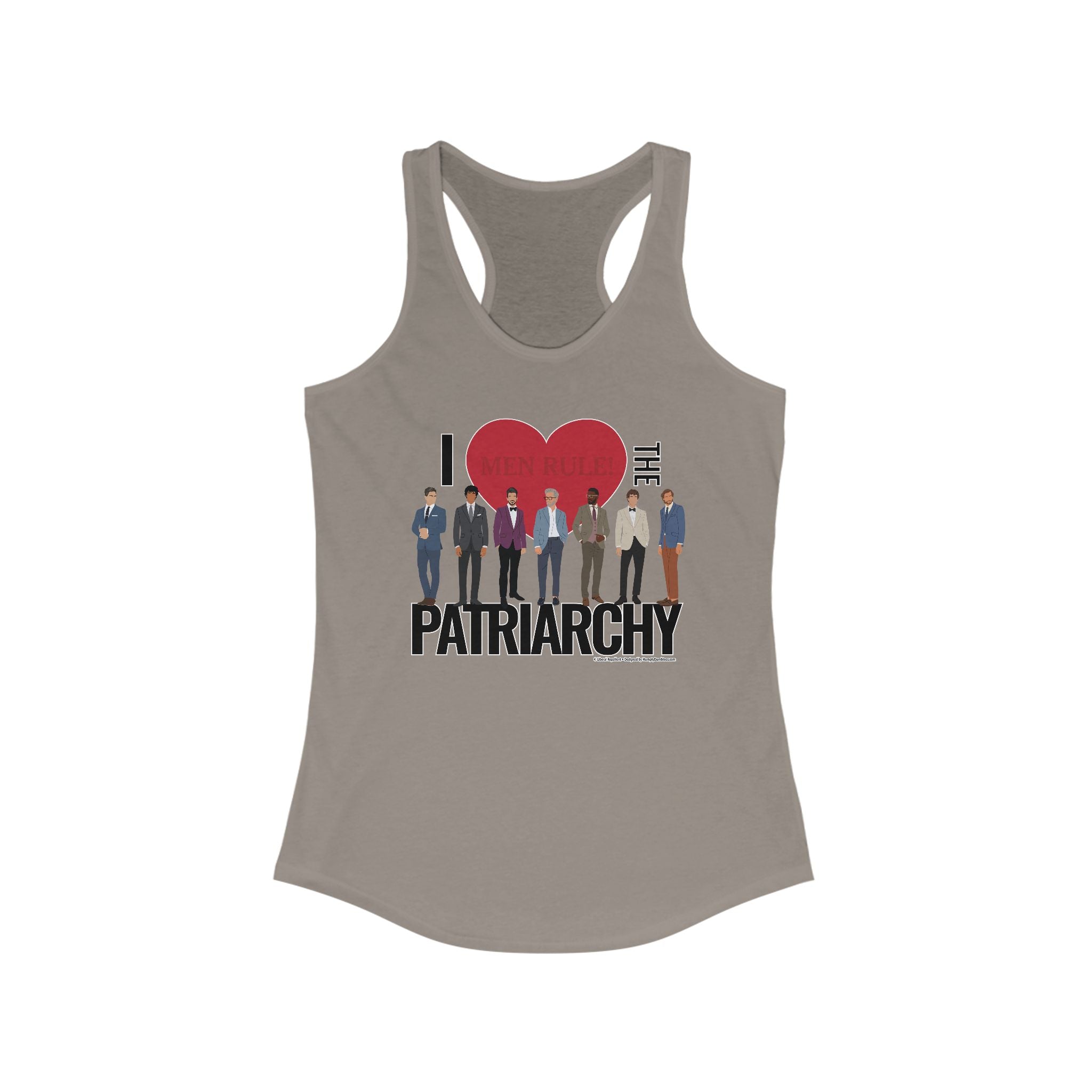 I Love the Patriarchy (The Good 'Ol Boys Club Edition) - Ladies Ideal Racerback Tank