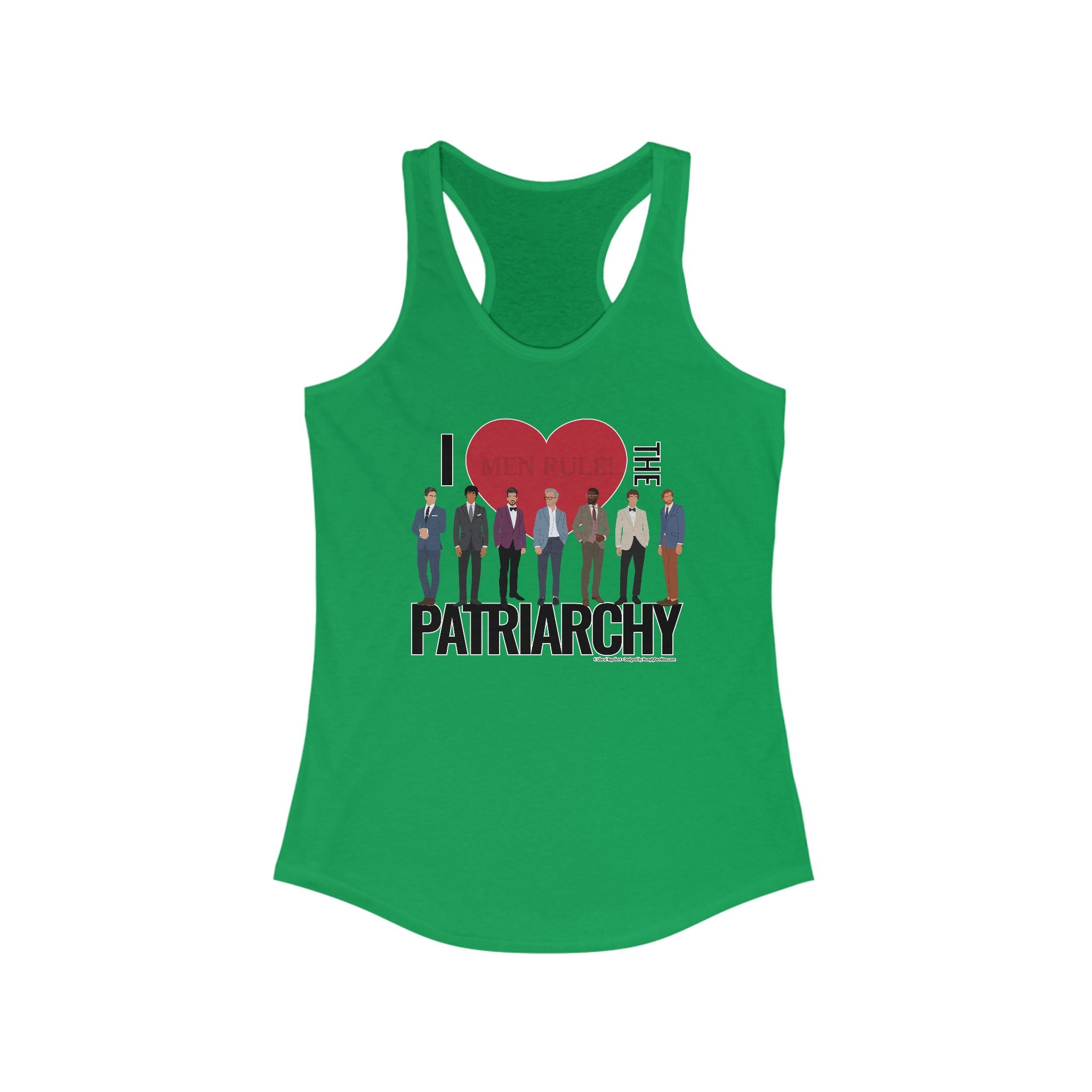 I Love the Patriarchy (The Good 'Ol Boys Club Edition) - Ladies Ideal Racerback Tank