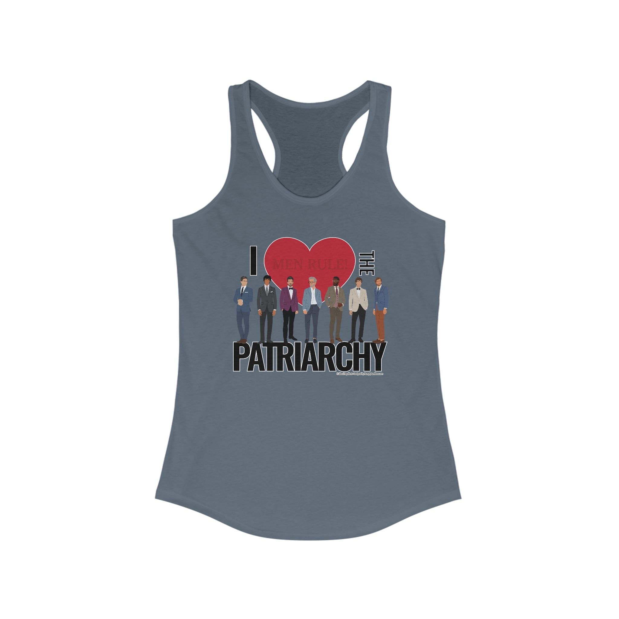 I Love the Patriarchy (The Good 'Ol Boys Club Edition) - Ladies Ideal Racerback Tank