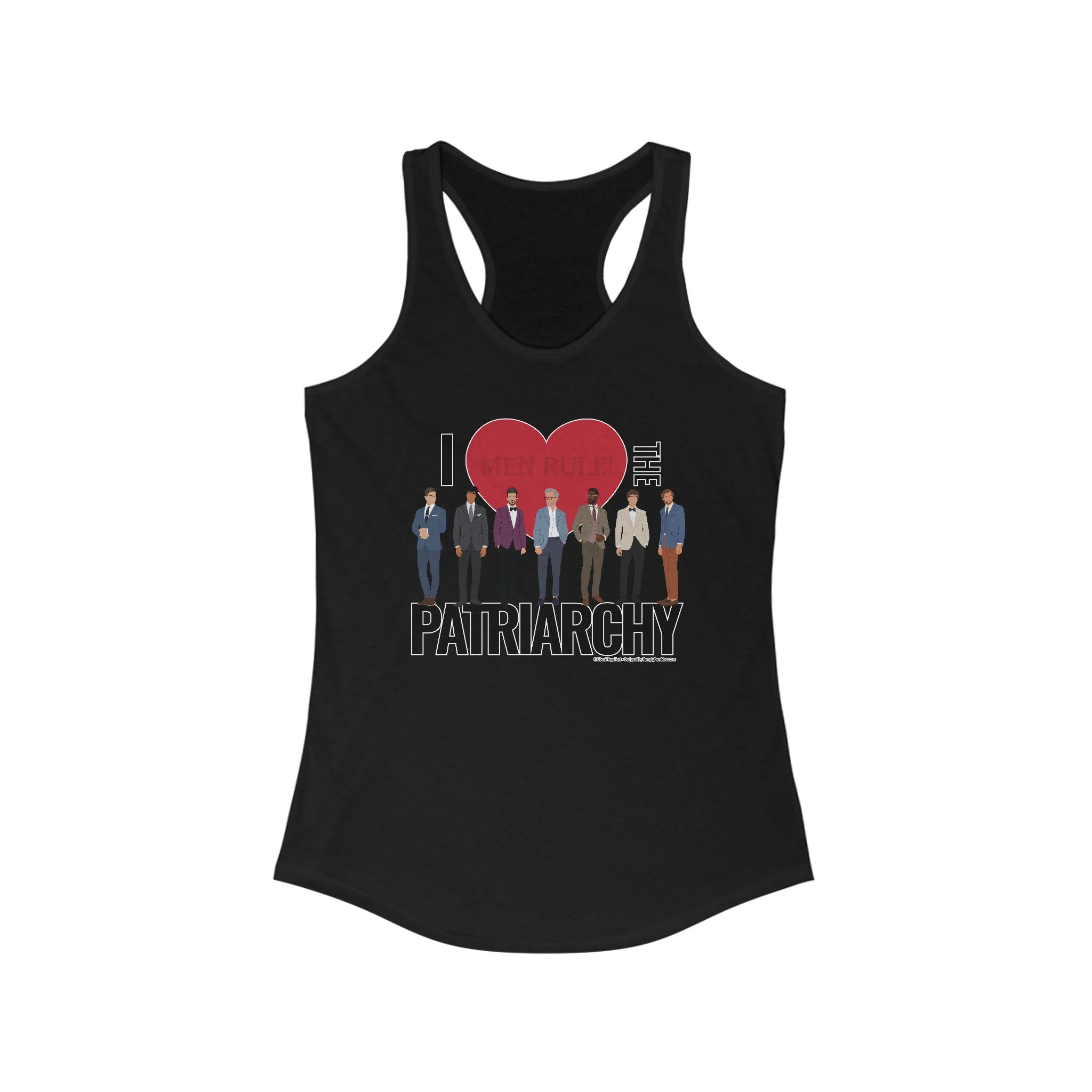 I Love the Patriarchy (The Good 'Ol Boys Club Edition) - Ladies Ideal Racerback Tank