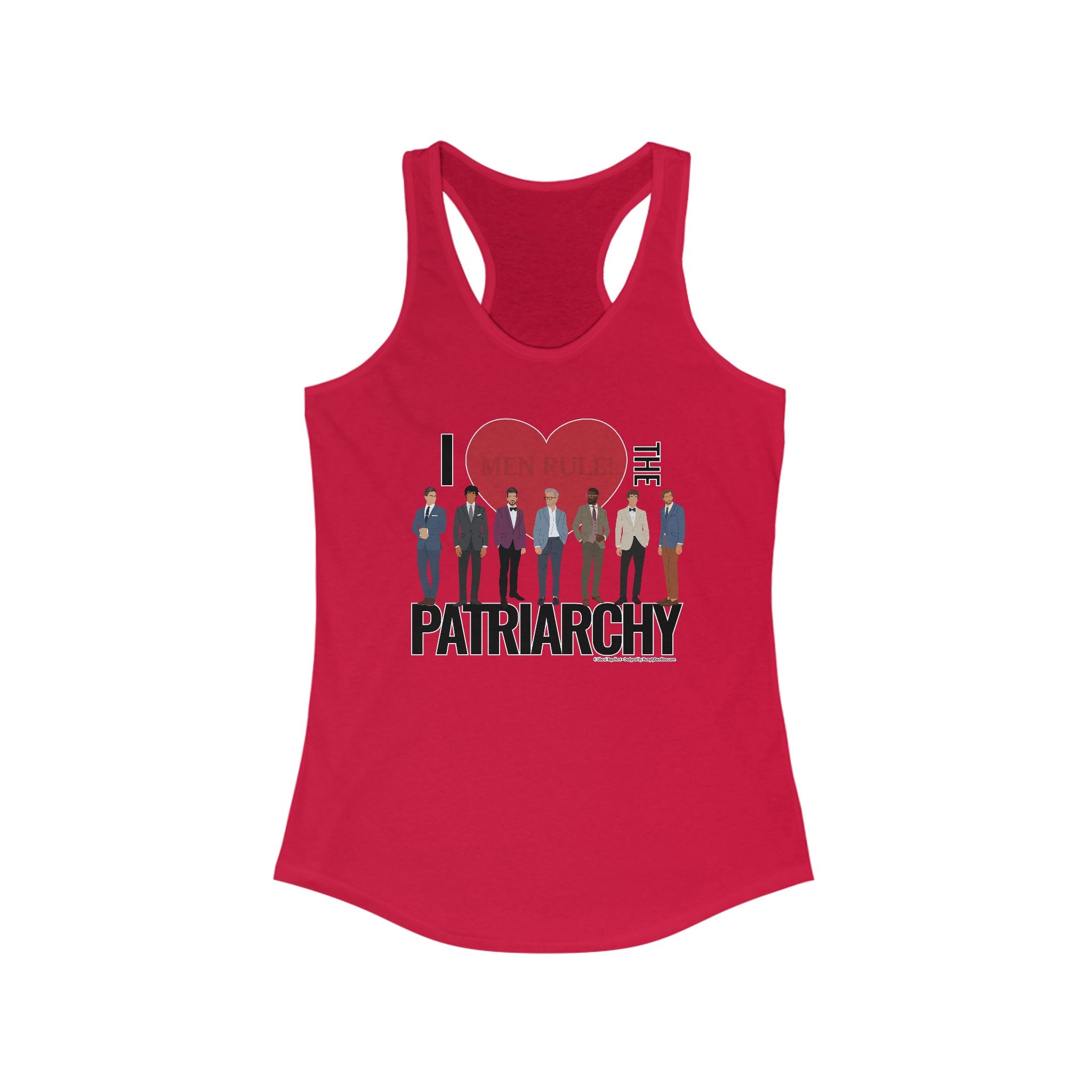 I Love the Patriarchy (The Good 'Ol Boys Club Edition) - Ladies Ideal Racerback Tank