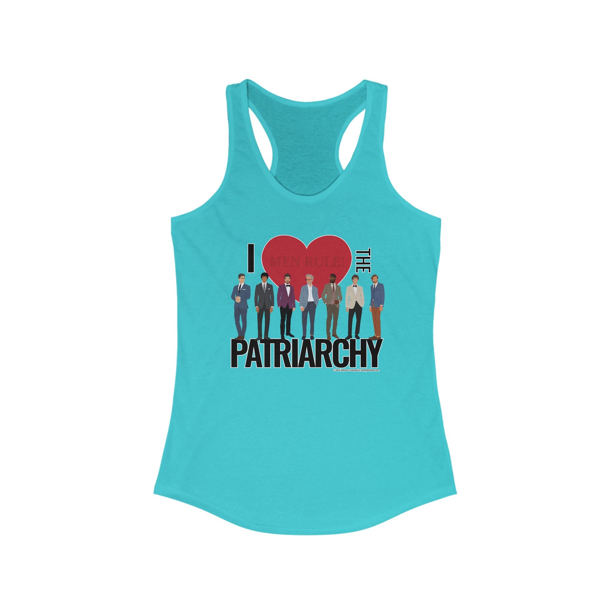 I Love the Patriarchy (The Good 'Ol Boys Club Edition) - Ladies Ideal Racerback Tank