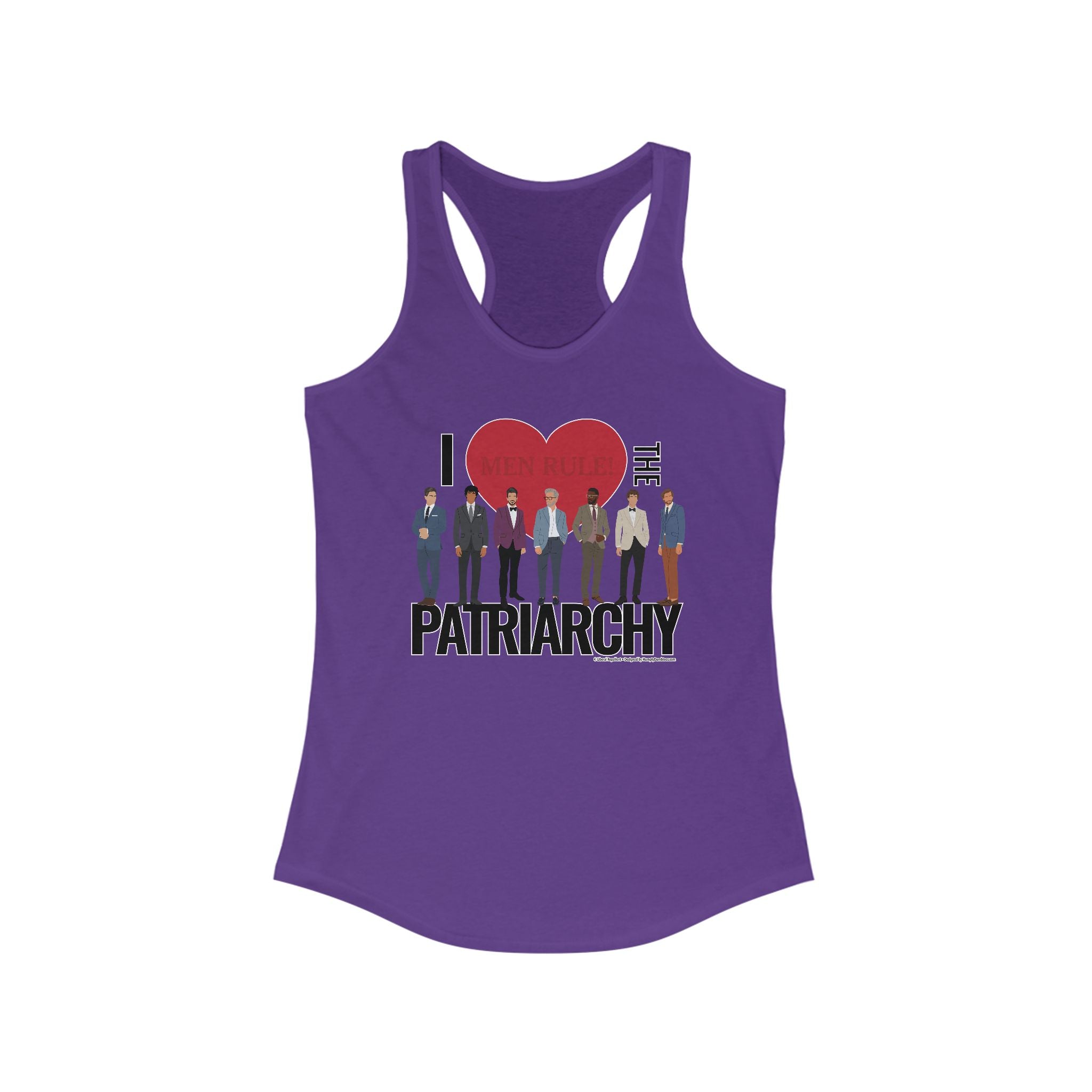I Love the Patriarchy (The Good 'Ol Boys Club Edition) - Ladies Ideal Racerback Tank