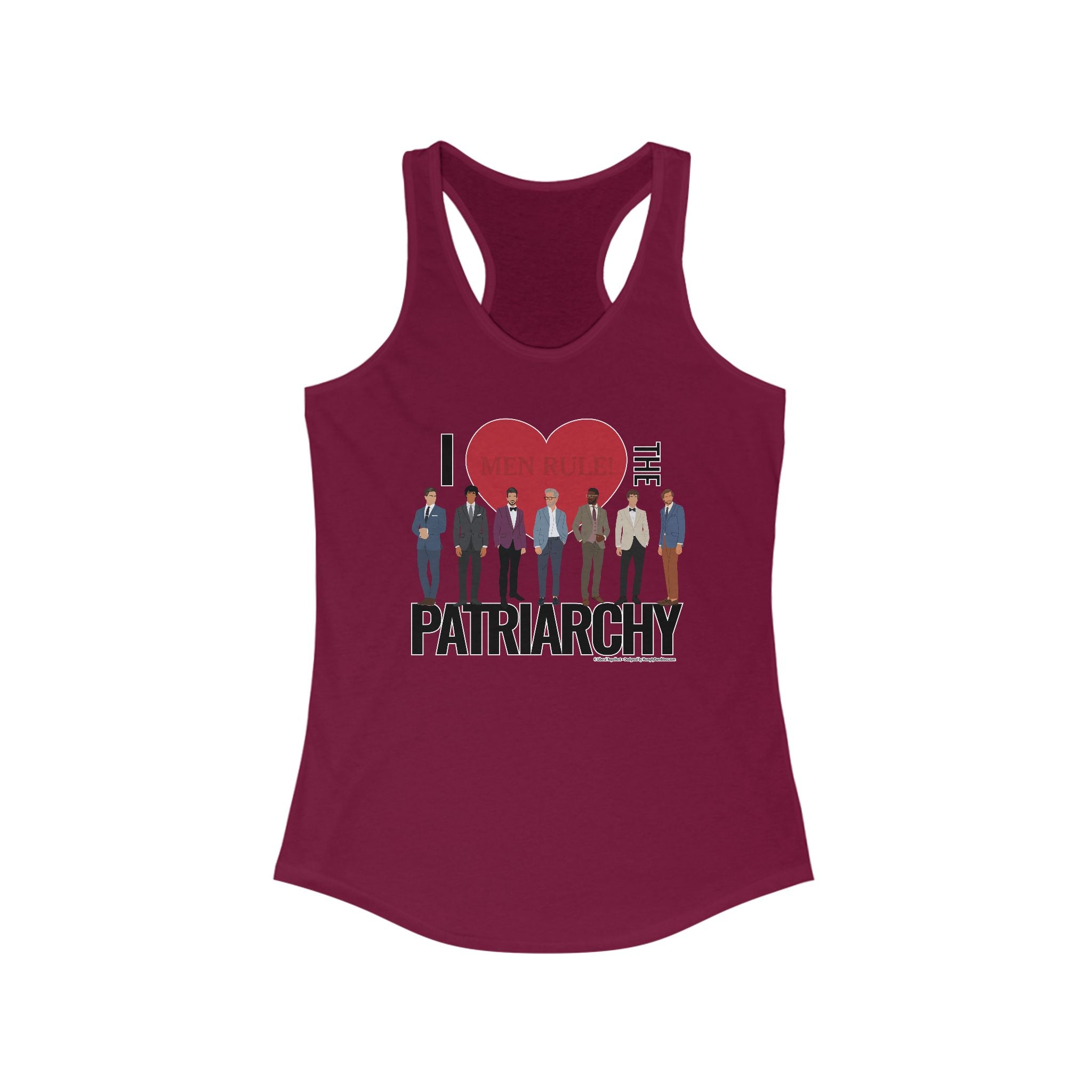 I Love the Patriarchy (The Good 'Ol Boys Club Edition) - Ladies Ideal Racerback Tank
