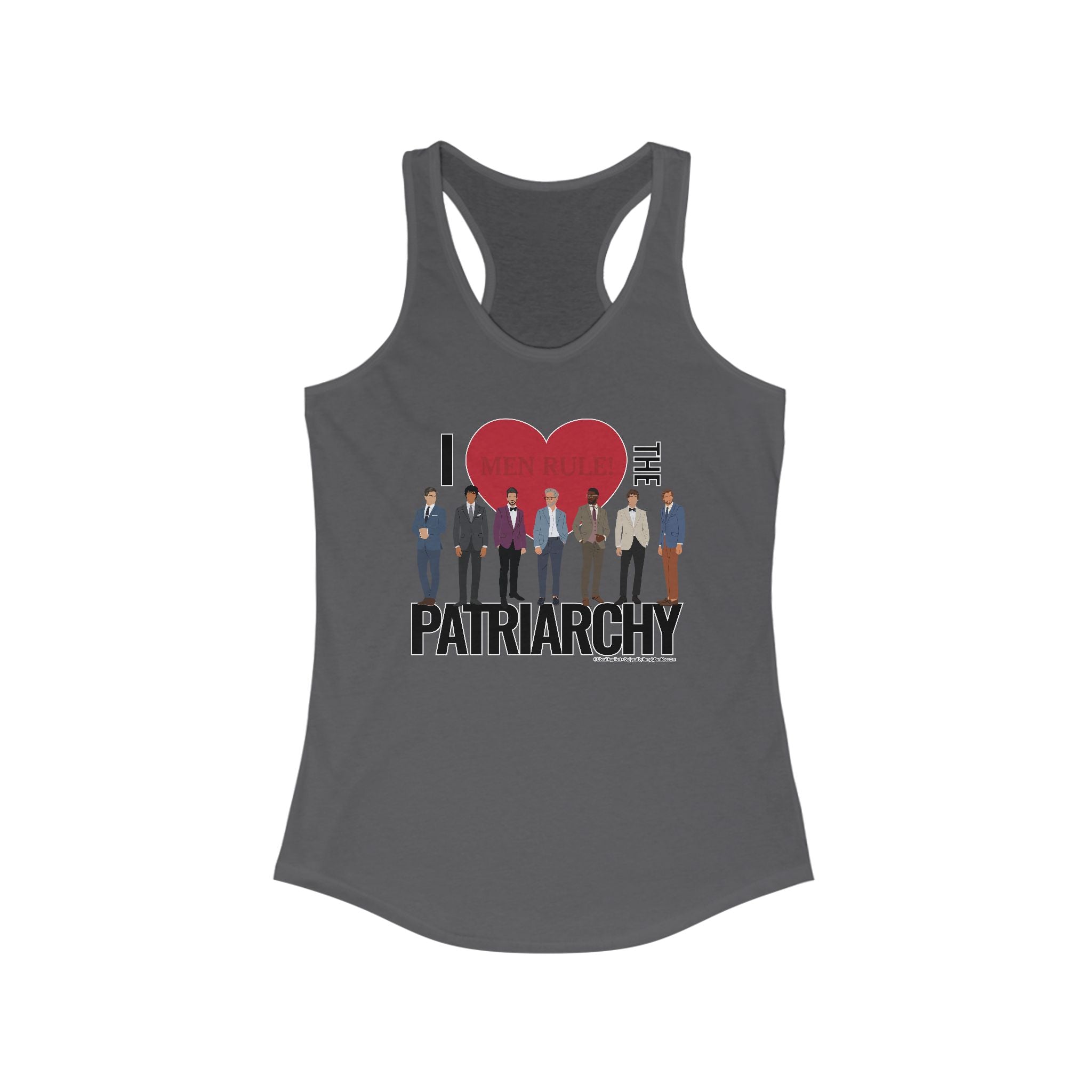 I Love the Patriarchy (The Good 'Ol Boys Club Edition) - Ladies Ideal Racerback Tank