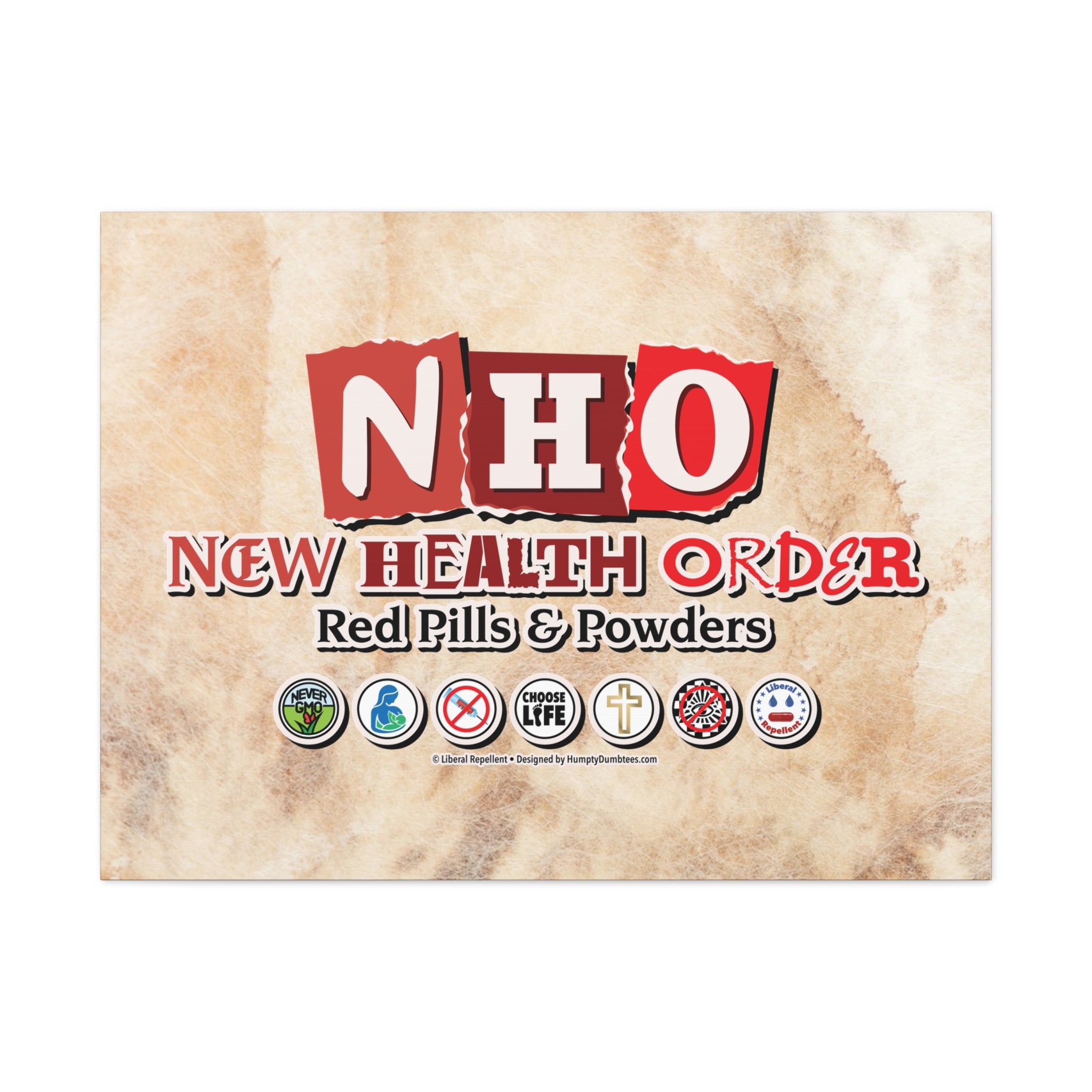 New Health Order - Gallery Wrapped Canvas Wall Art