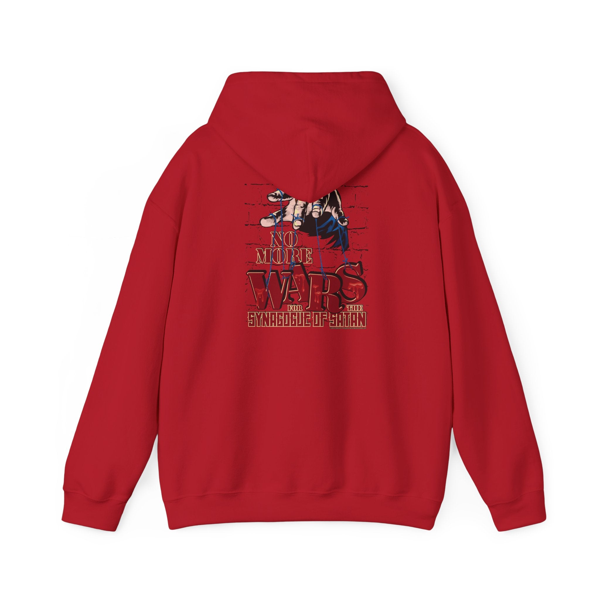 No More Wars for the Synagogue of Satan - Unisex Heavy Blend™ Hooded Sweatshirt