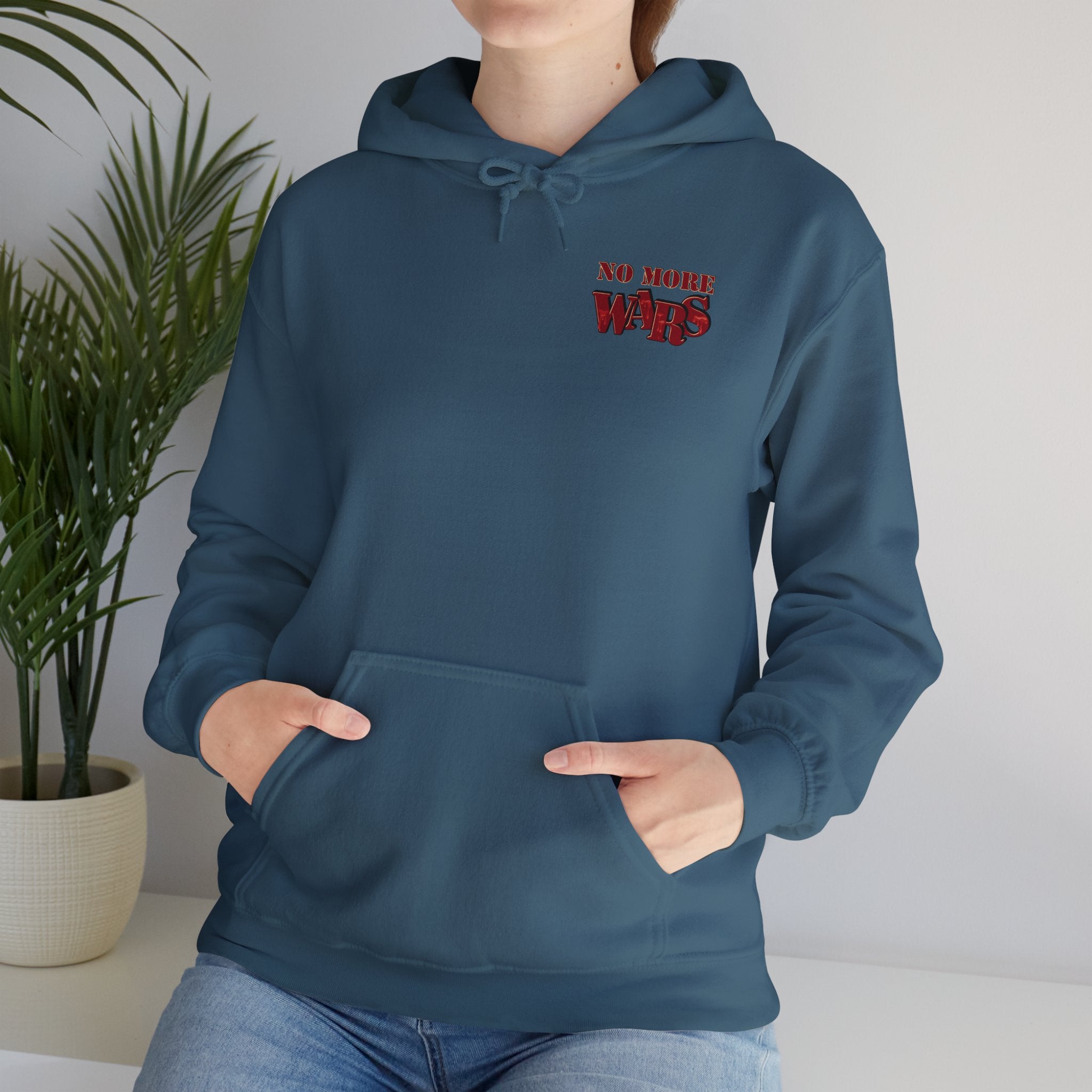 No More Wars for the Synagogue of Satan - Unisex Heavy Blend™ Hooded Sweatshirt