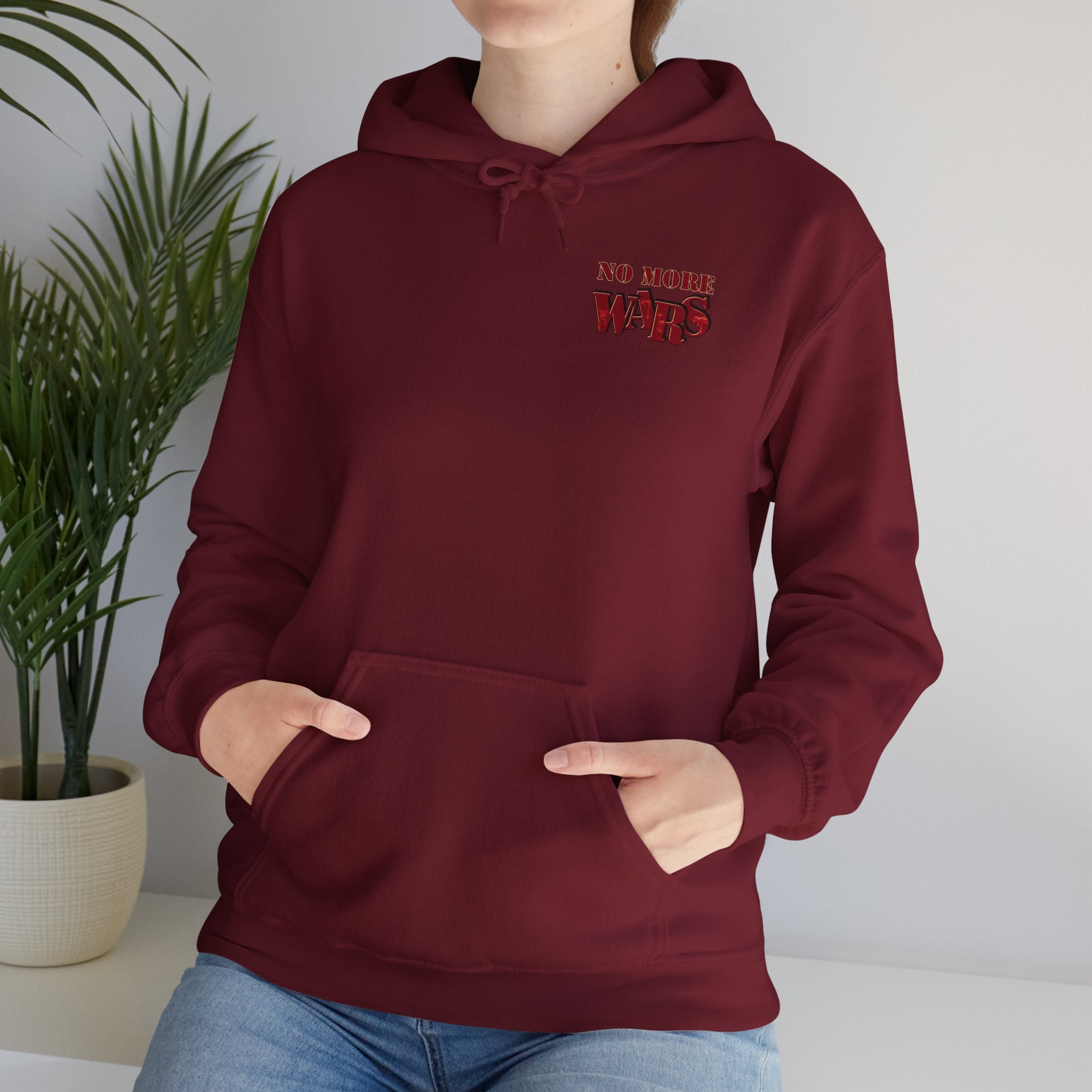 No More Wars for the Synagogue of Satan - Unisex Heavy Blend™ Hooded Sweatshirt