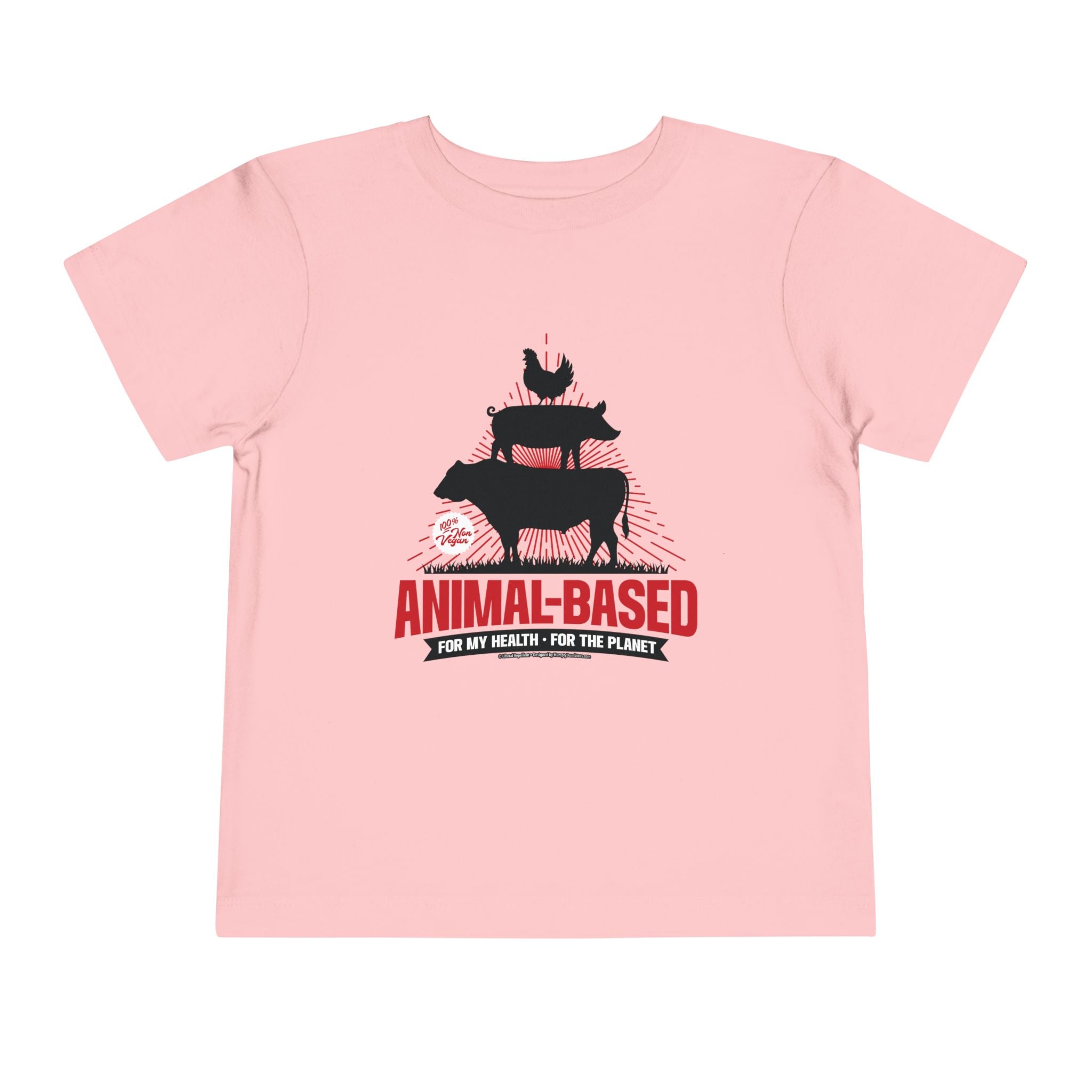 Animal Based - Toddler Soft Cotton Short Sleeve T-Shirt