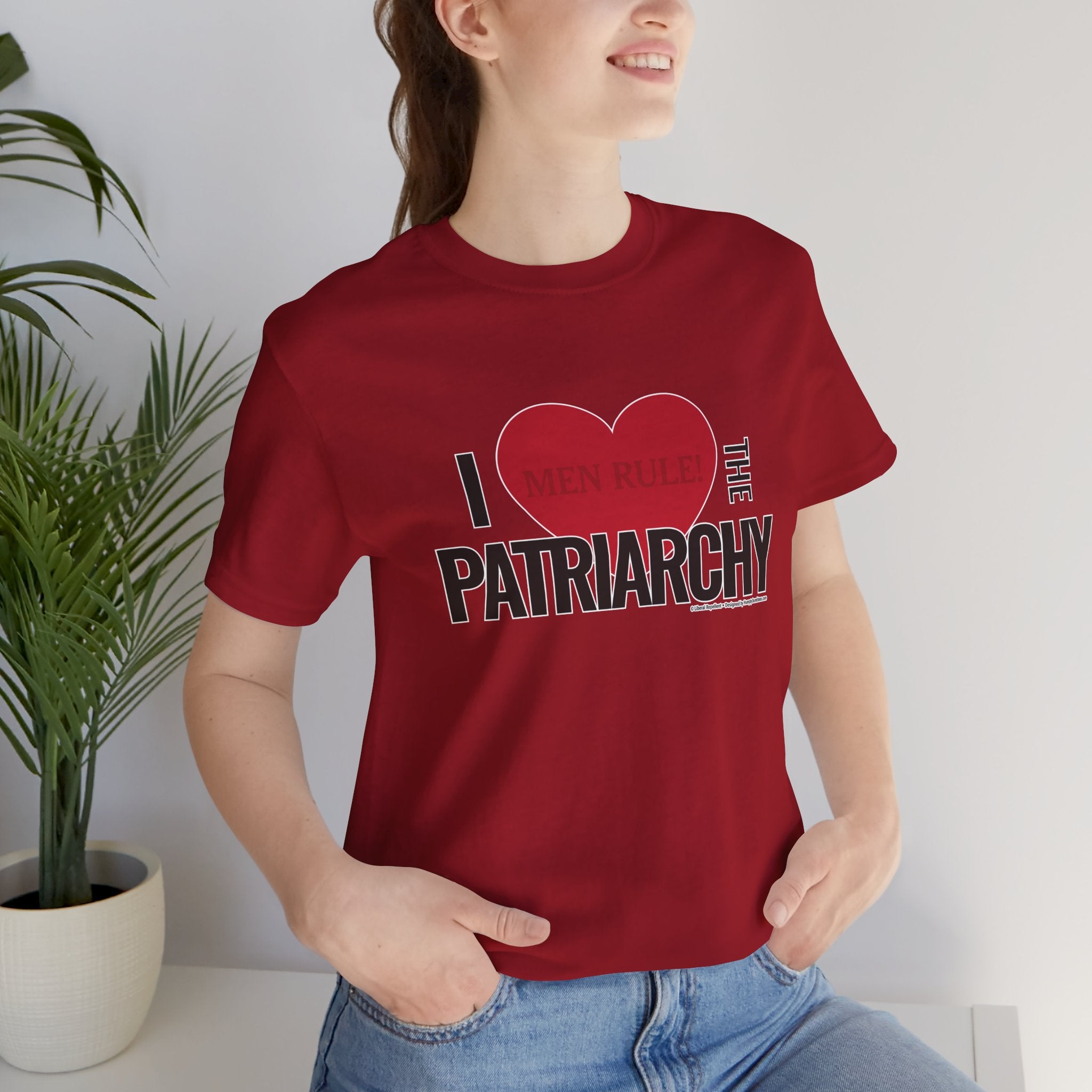I Love The Patriarchy - Unisex Soft Cotton Short Sleeve T-Shirt