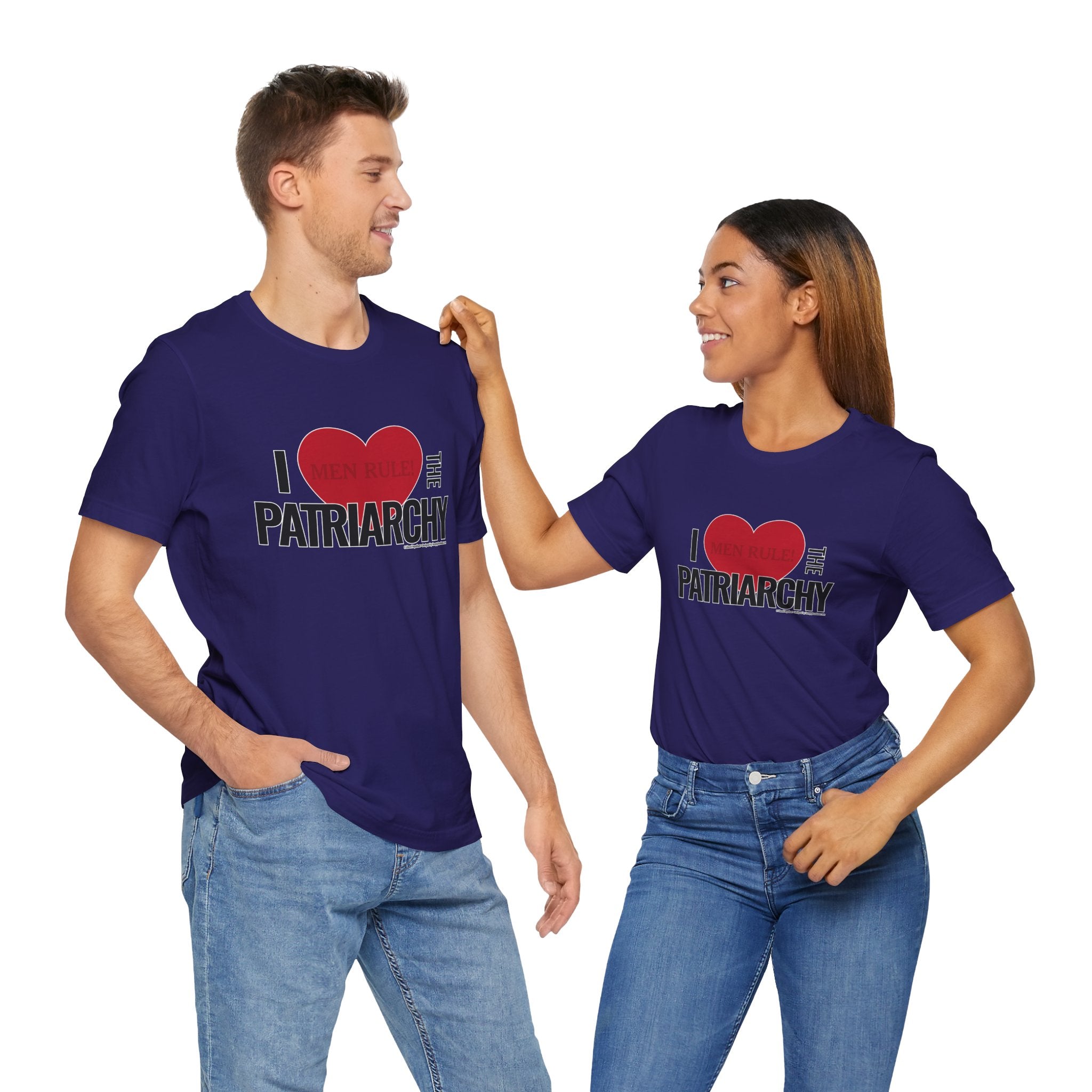 I Love The Patriarchy - Unisex Soft Cotton Short Sleeve T-Shirt
