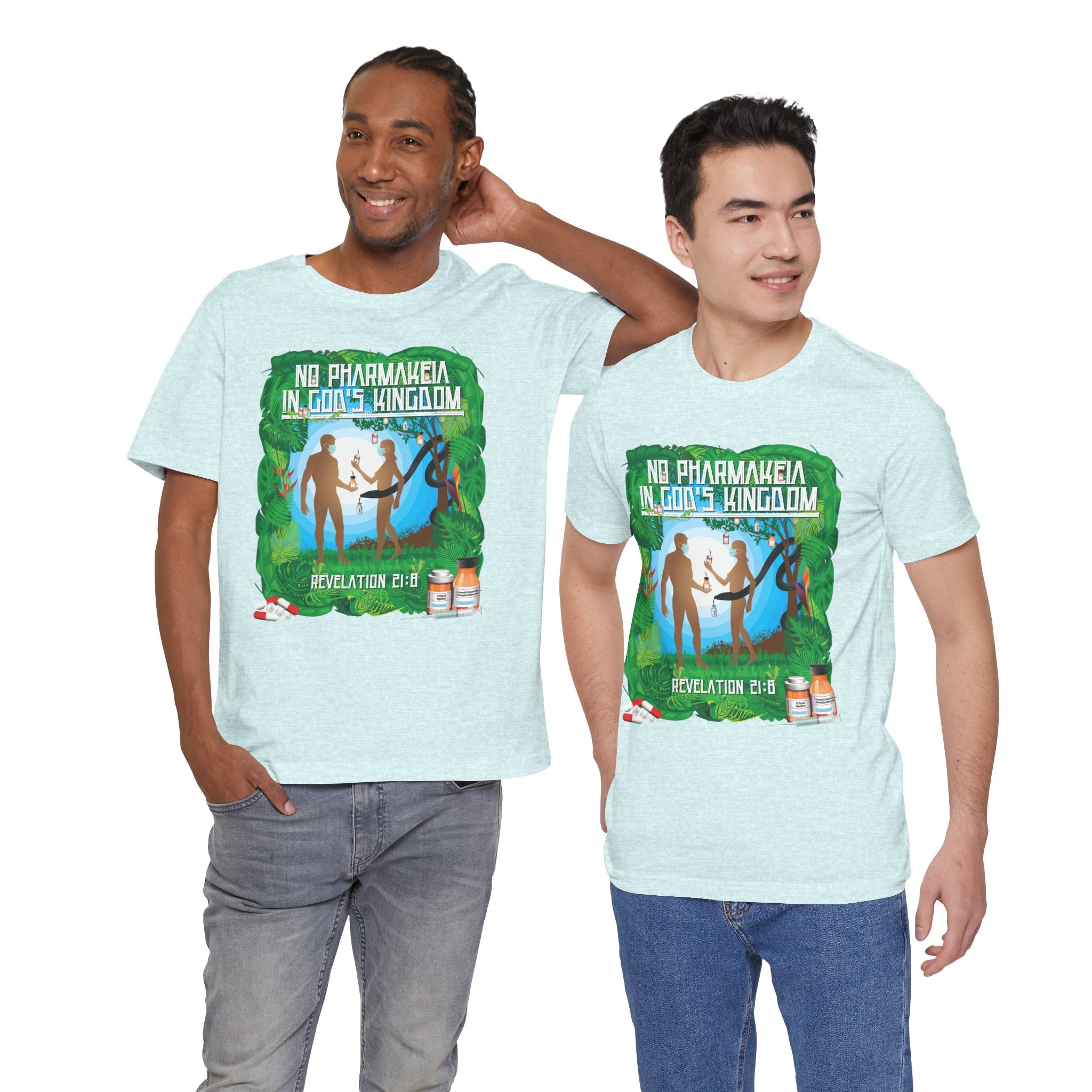 No Pharmakeia in God's Kingdom - Unisex Soft Cotton Short Sleeve T-Shirt