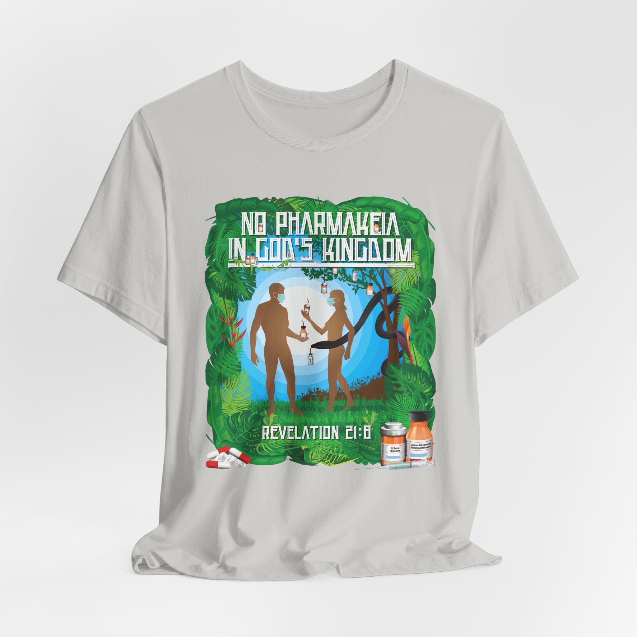 No Pharmakeia in God's Kingdom - Unisex Soft Cotton Short Sleeve T-Shirt