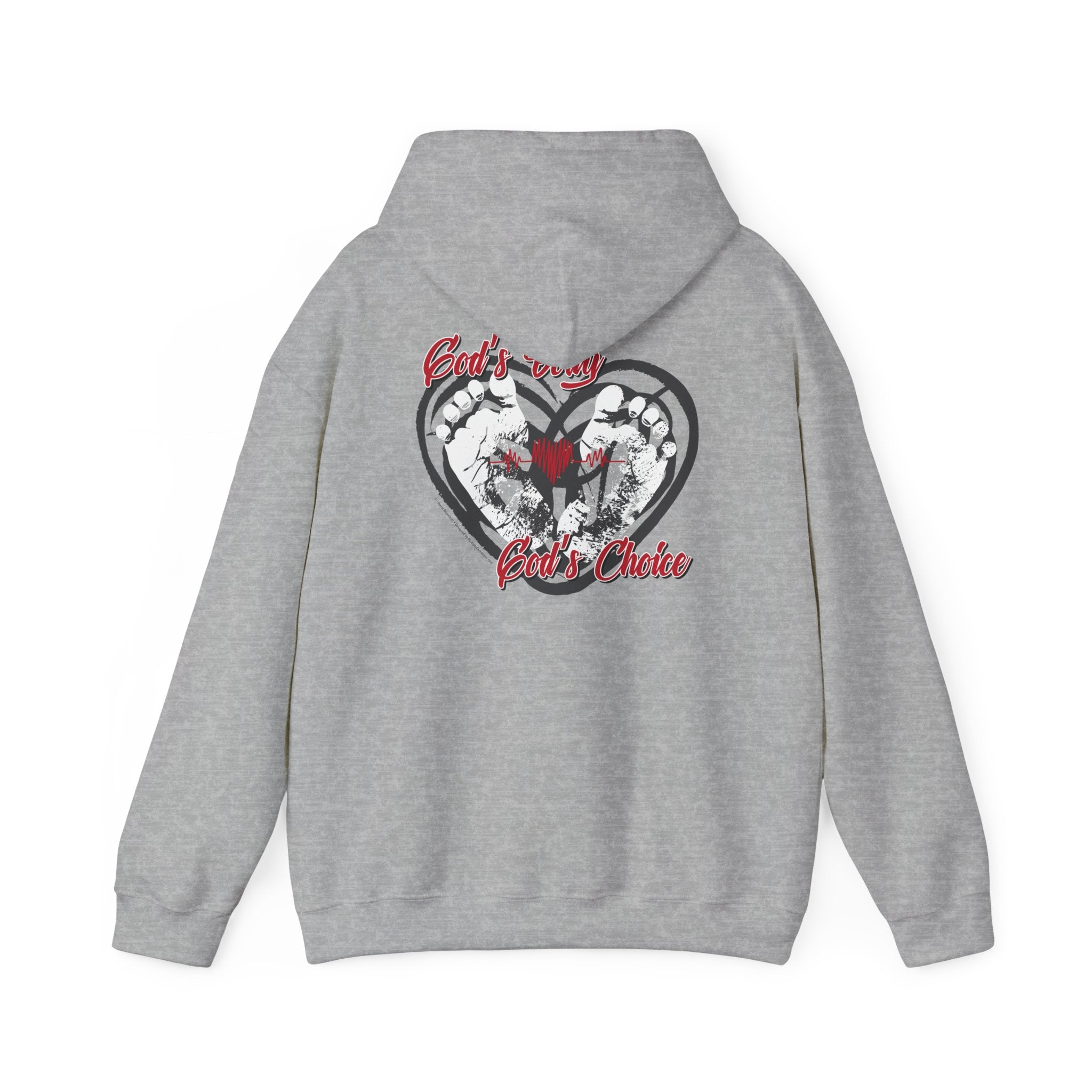 God's Body, God's Choice - Unisex Heavy Blend™ Hooded Sweatshirt