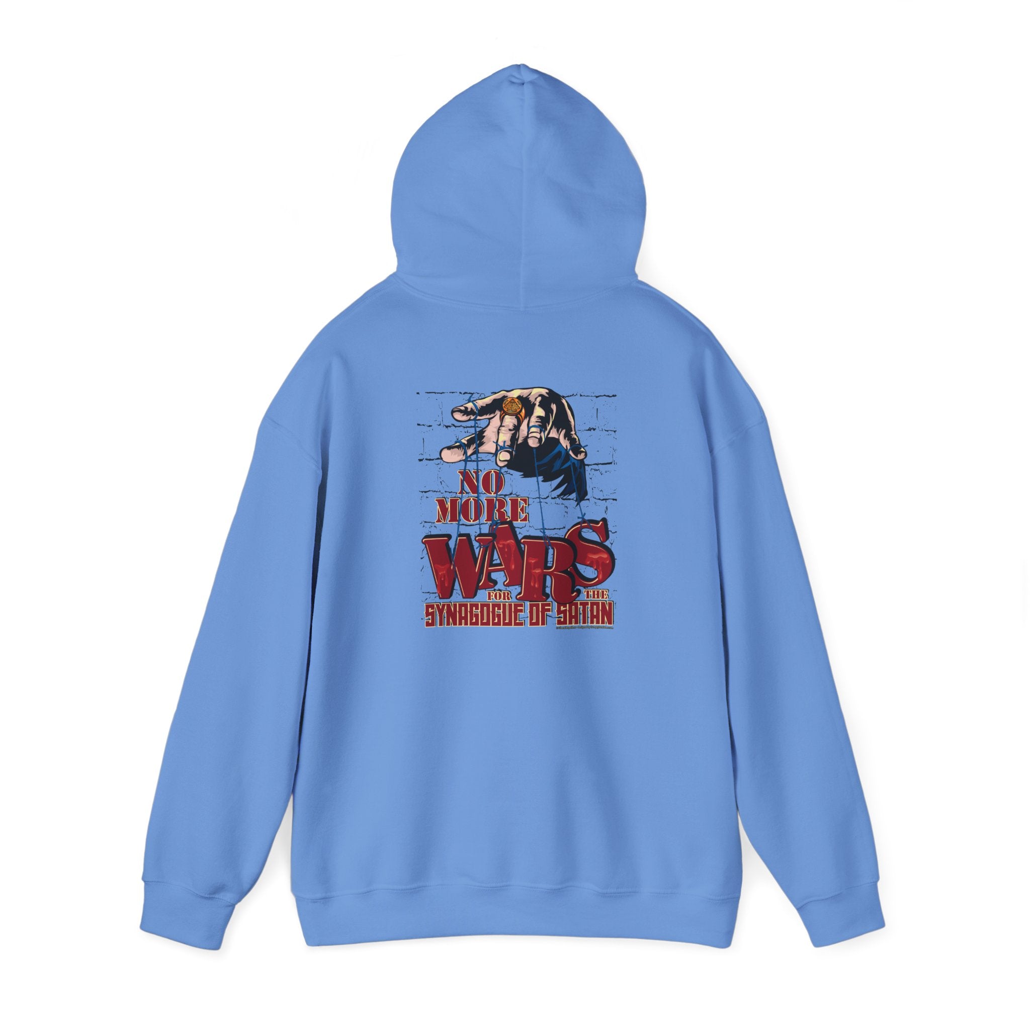 No More Wars for the Synagogue of Satan - Unisex Heavy Blend™ Hooded Sweatshirt