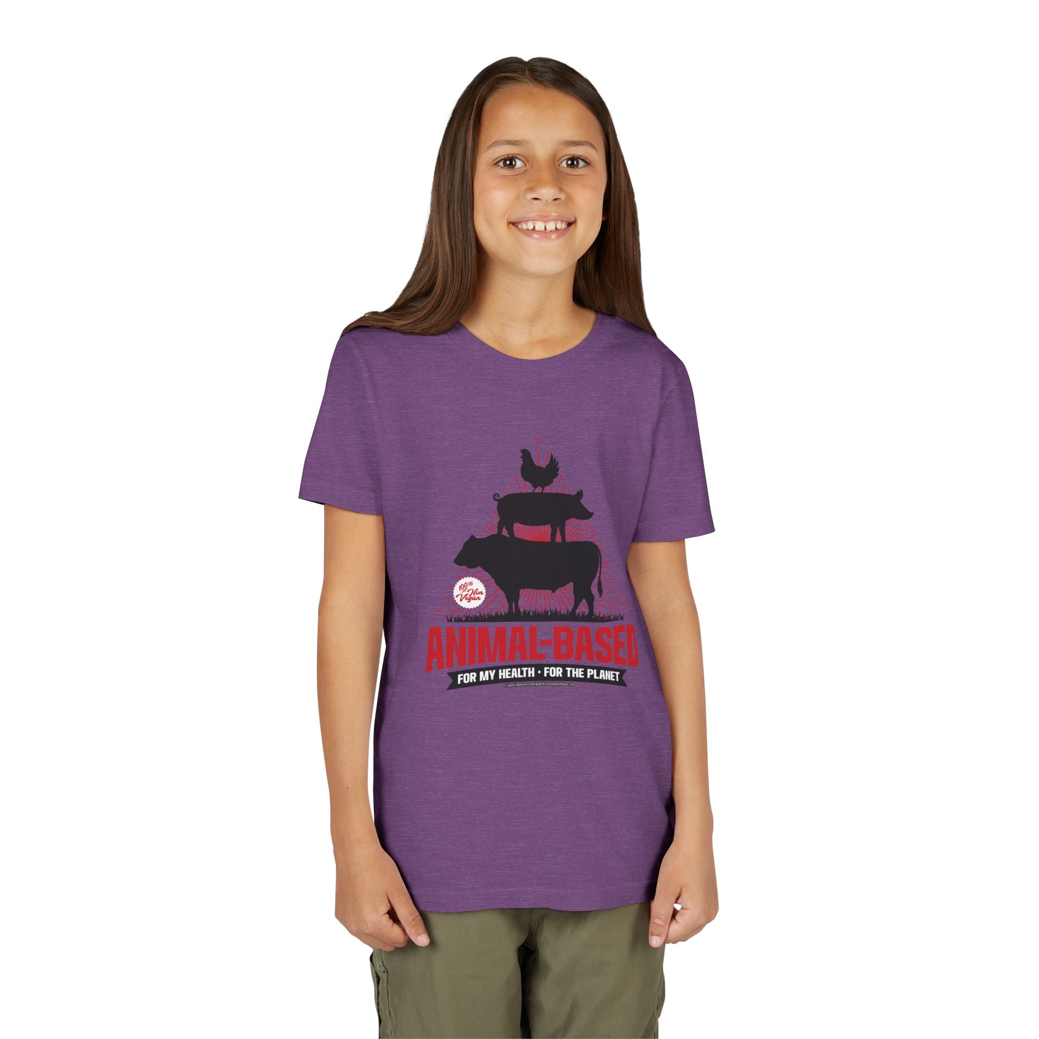 Animal Based - Youth Soft Cotton Short Sleeve T-Shirt