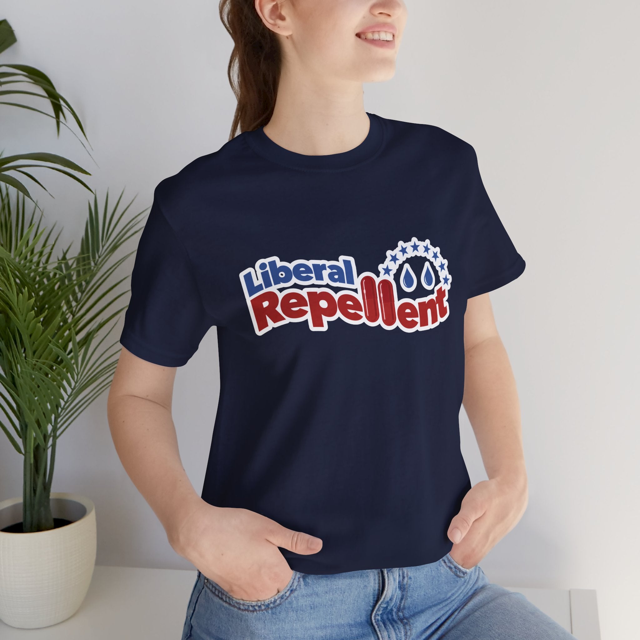Liberal Repellent - Unisex Soft Cotton Short Sleeve T-Shirt