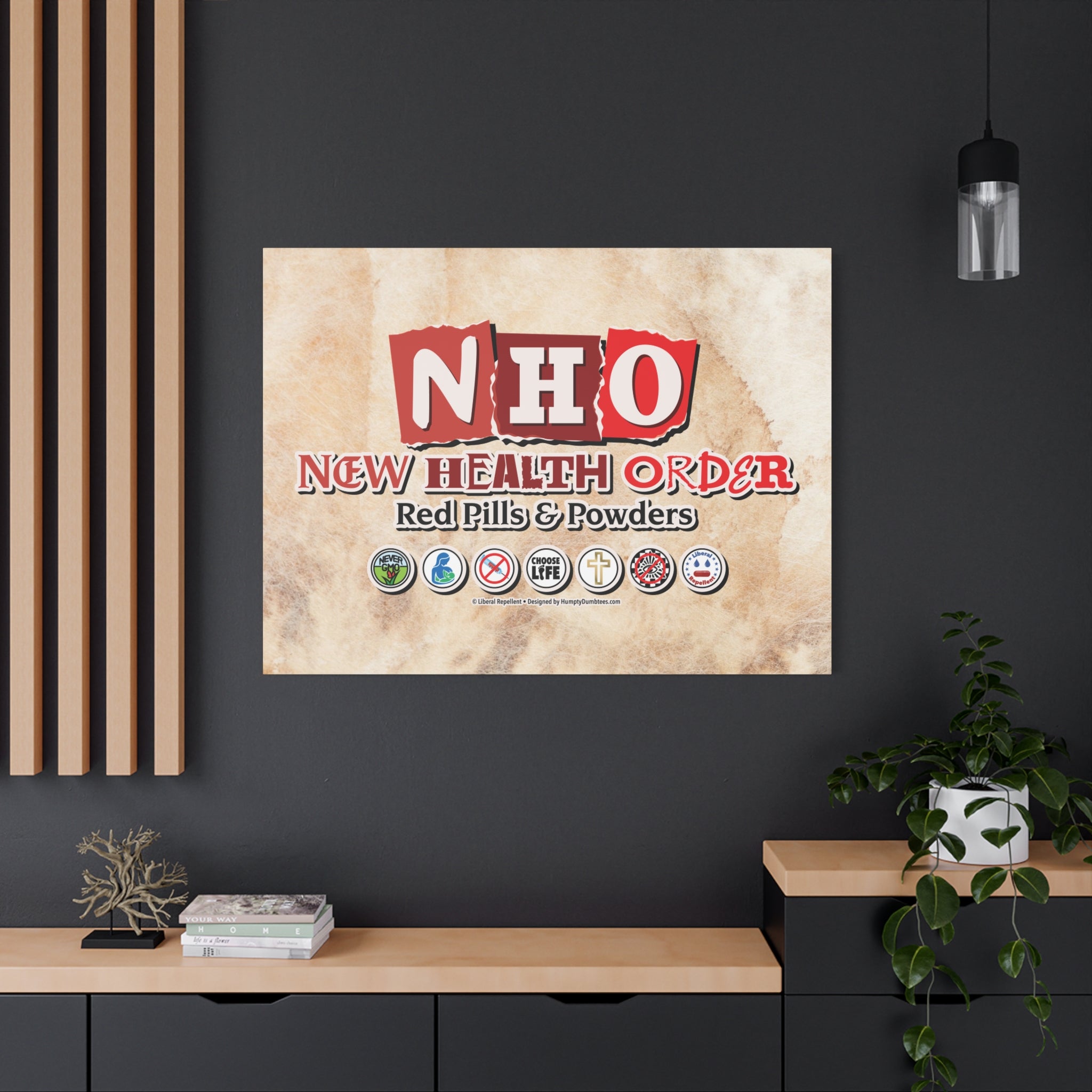 New Health Order - Gallery Wrapped Canvas Wall Art
