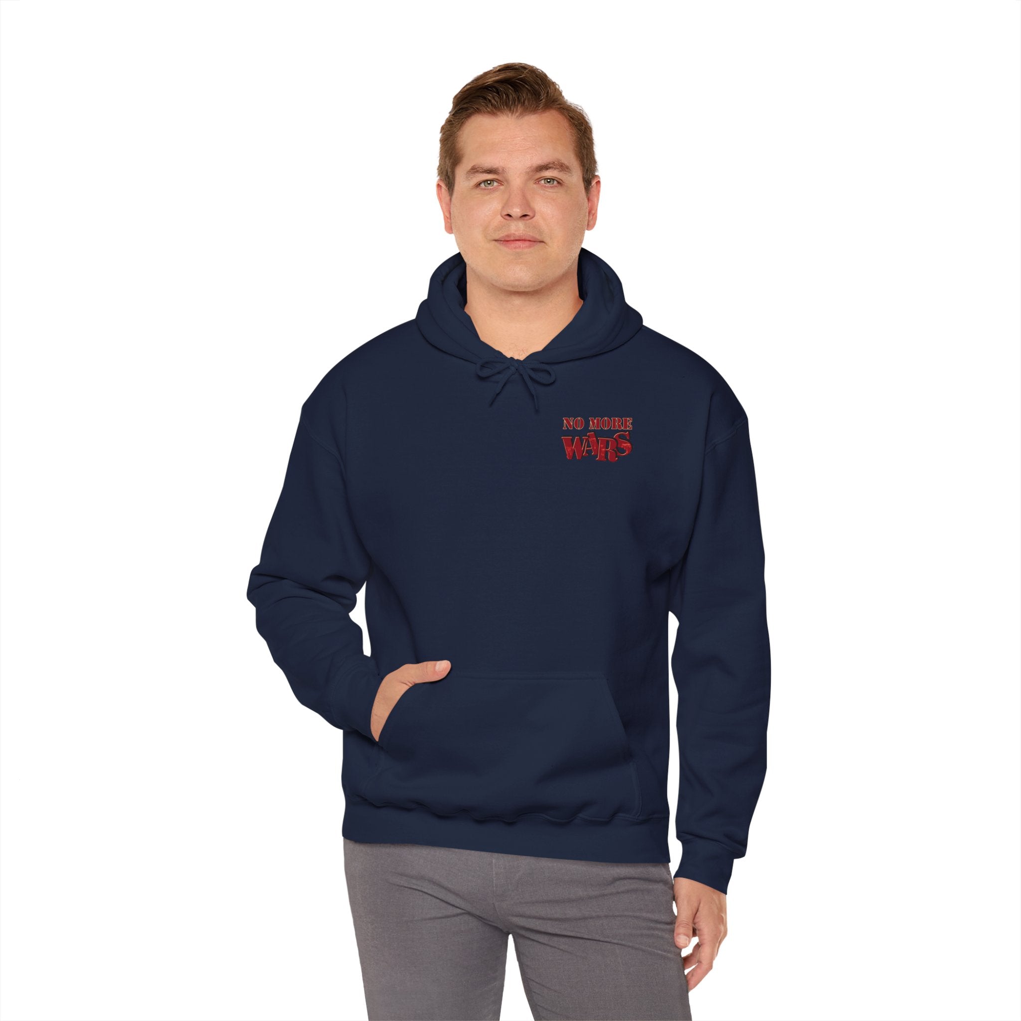 No More Wars for the Synagogue of Satan - Unisex Heavy Blend™ Hooded Sweatshirt