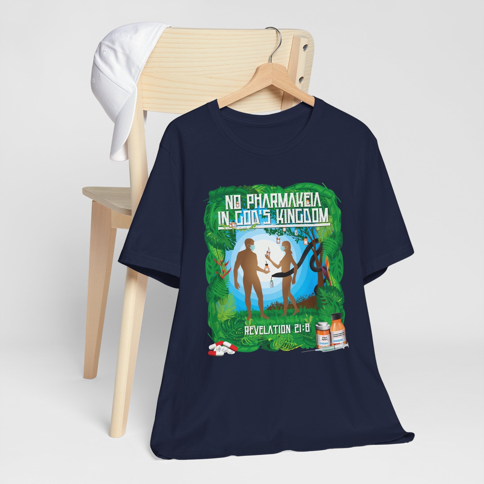 No Pharmakeia in God's Kingdom - Unisex Soft Cotton Short Sleeve T-Shirt
