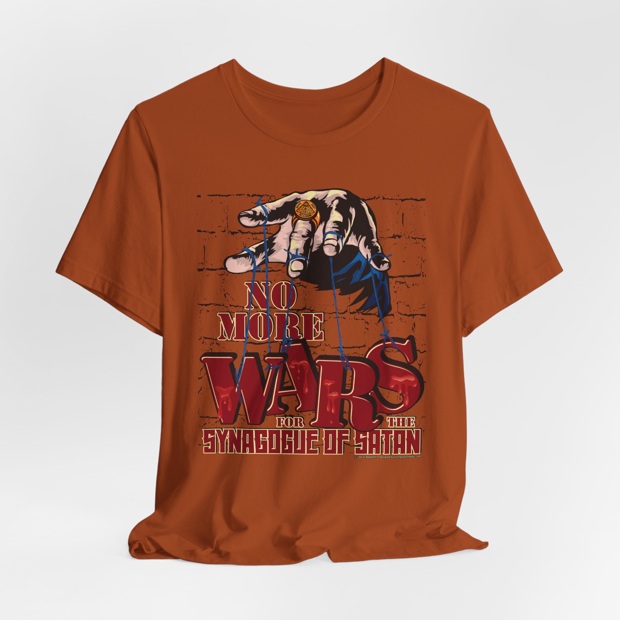 No More Wars for the Synagogue of Satan - Unisex Soft Cotton Short Sleeve T-Shirt