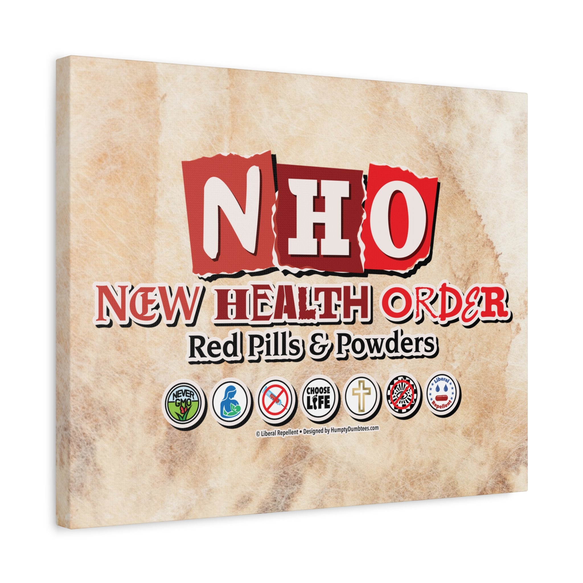 New Health Order - Gallery Wrapped Canvas Wall Art
