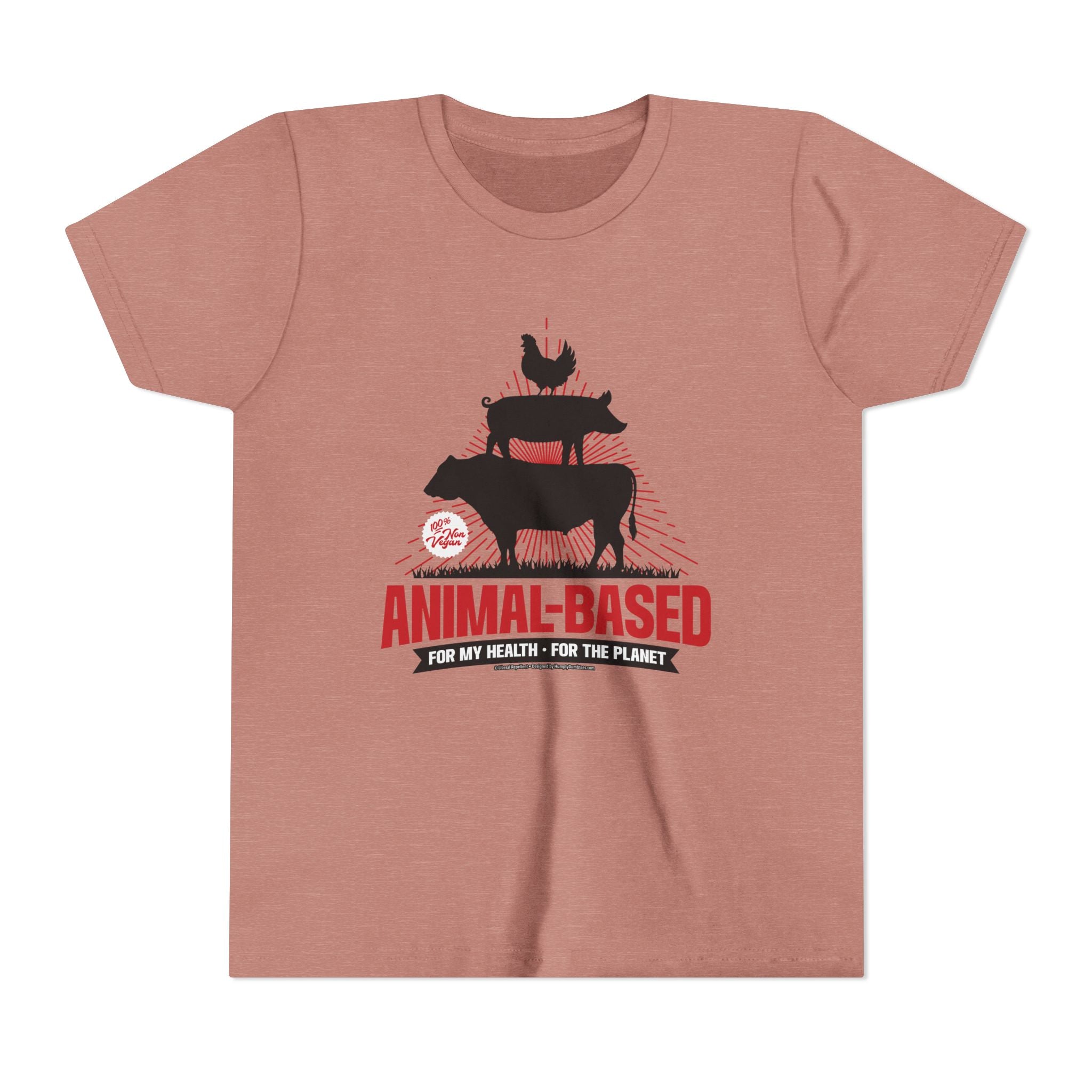 Animal Based - Youth Soft Cotton Short Sleeve T-Shirt