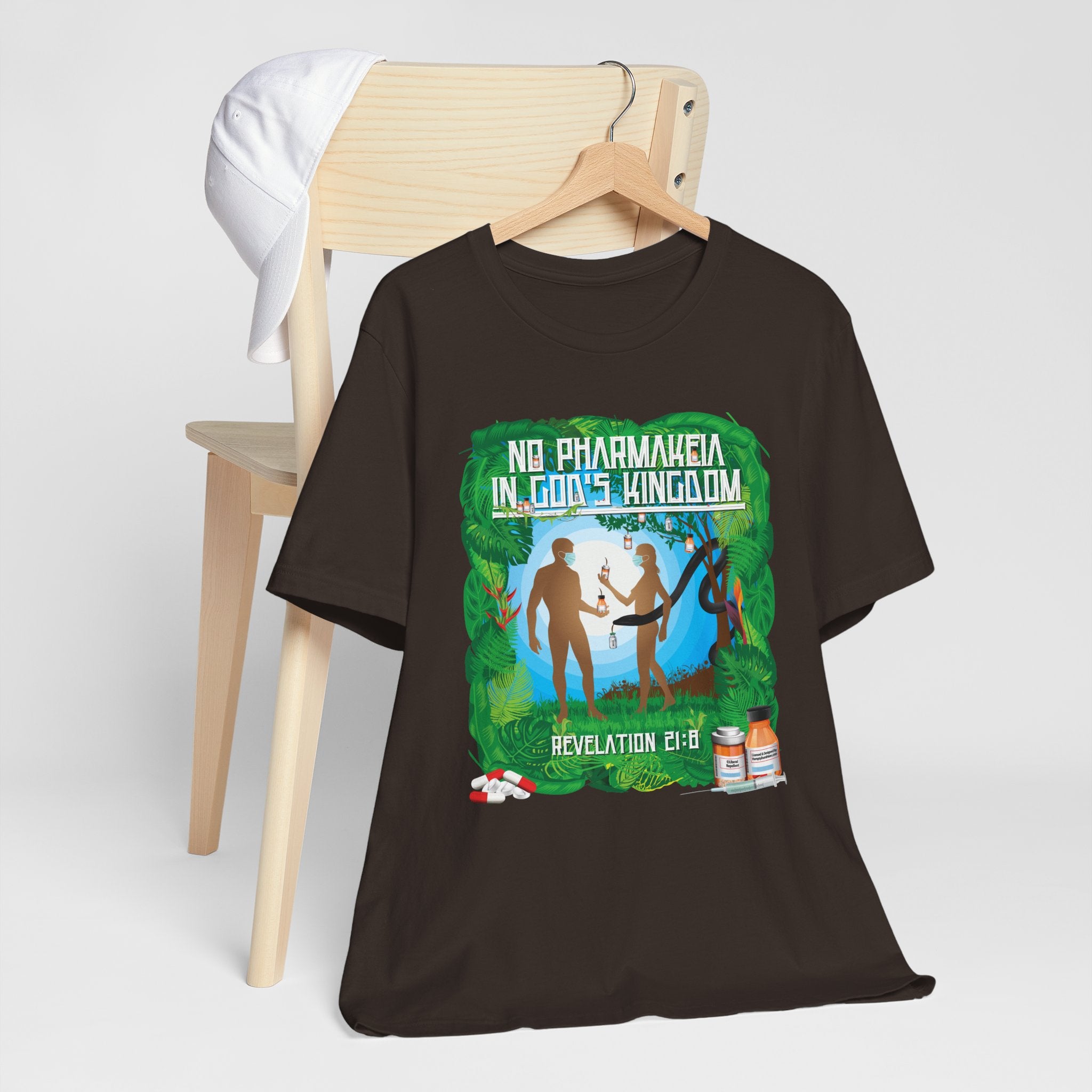 No Pharmakeia in God's Kingdom - Unisex Soft Cotton Short Sleeve T-Shirt