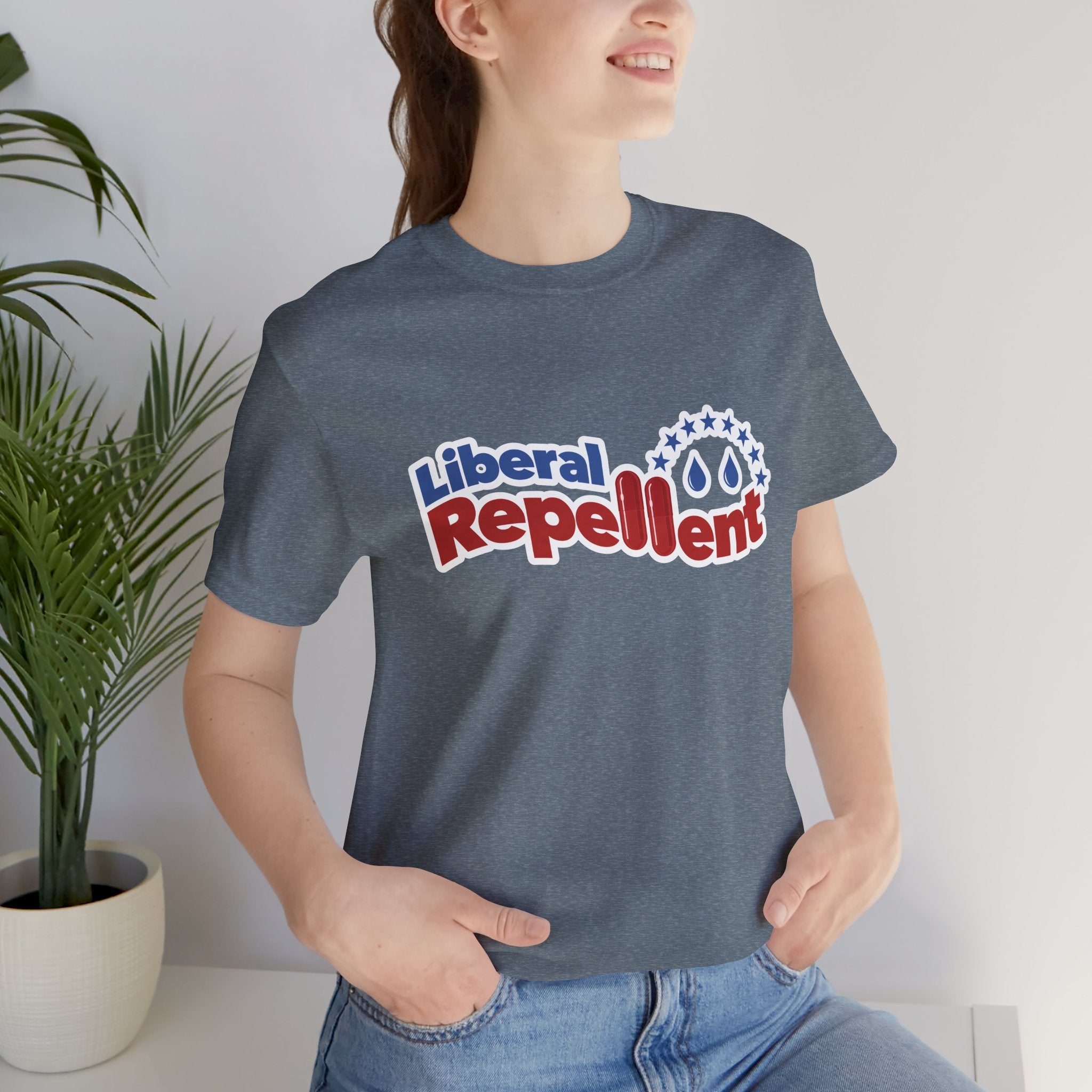 Liberal Repellent - Unisex Soft Cotton Short Sleeve T-Shirt