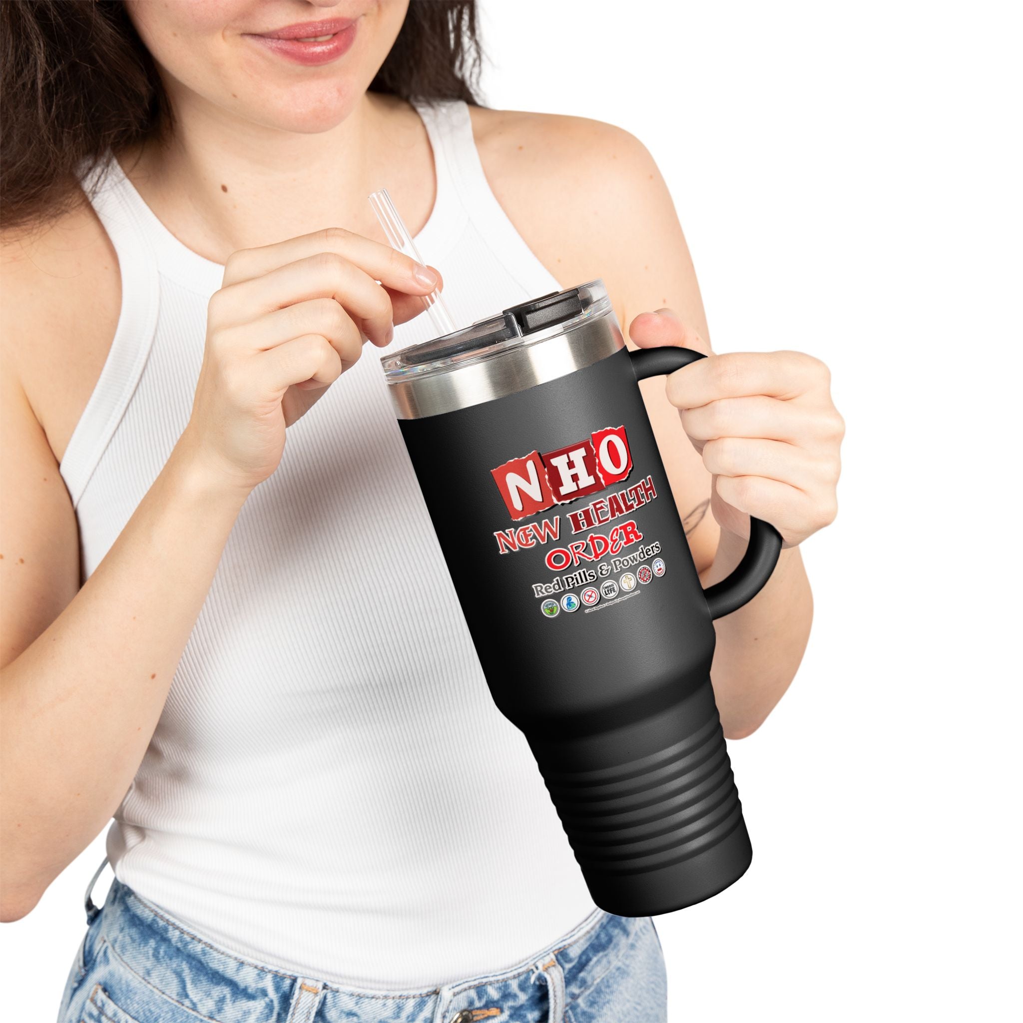 New Health Order - 40oz Insulated Travel Mug