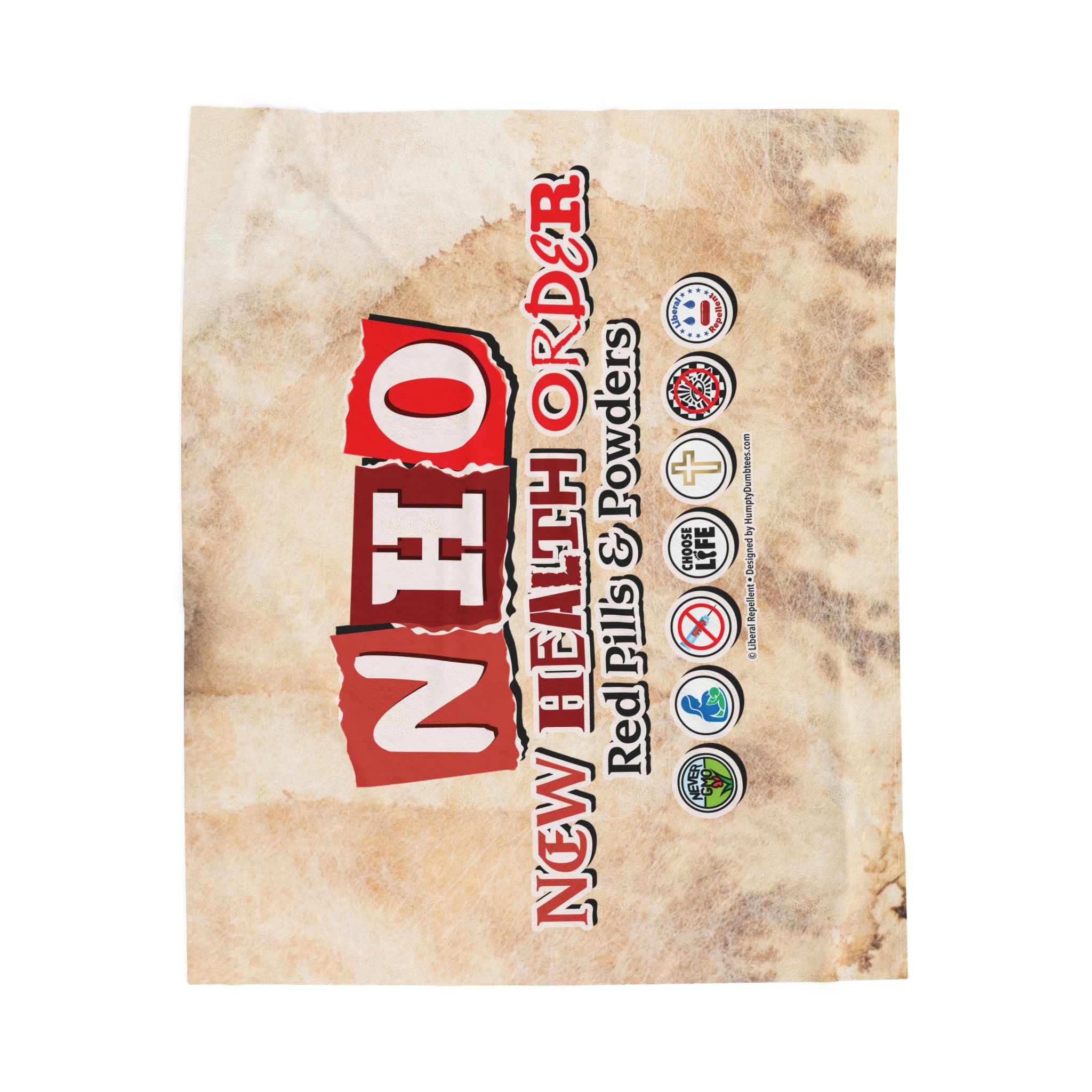 New Health Order - Eco-Friendly Velveteen Plush Blanket