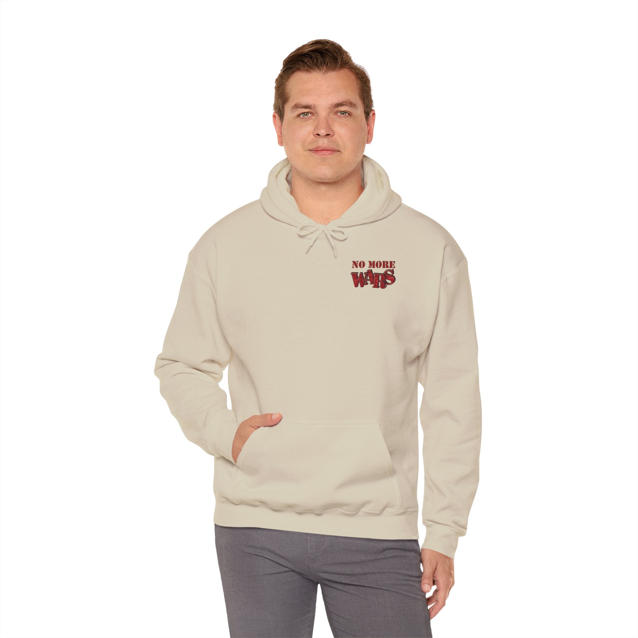 No More Wars for the Synagogue of Satan - Unisex Heavy Blend™ Hooded Sweatshirt