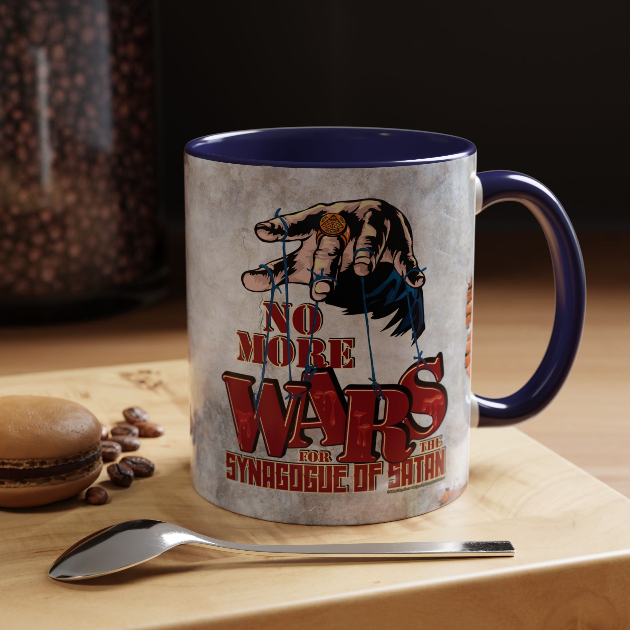 No More Wars for the Synagogue of Satan - 11 & 15oz Ceramic Coffee Mug