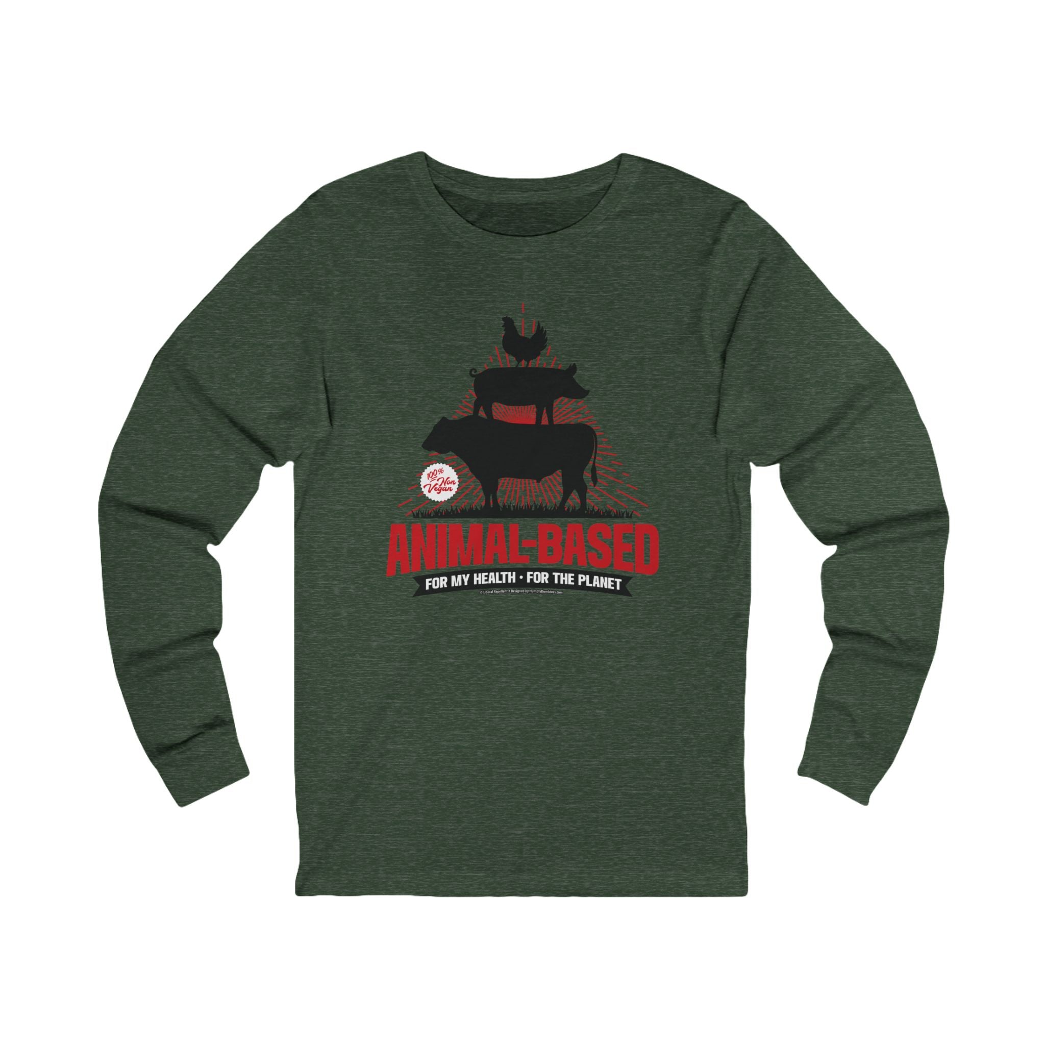 Animal Based - Unisex Soft Cotton Long Sleeve T-Shirt