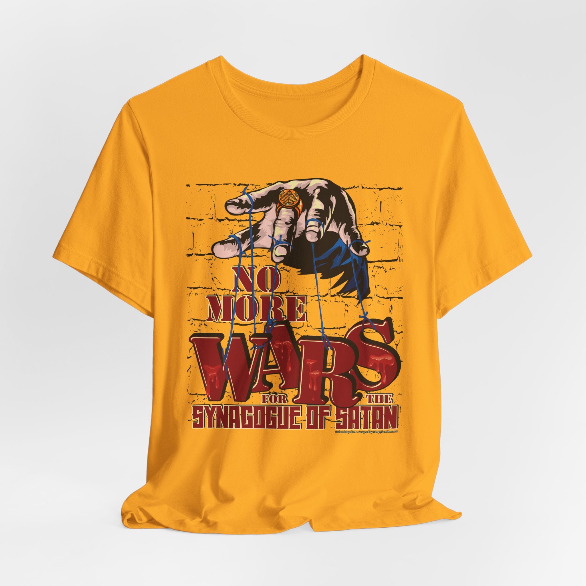 No More Wars for the Synagogue of Satan - Unisex Soft Cotton Short Sleeve T-Shirt