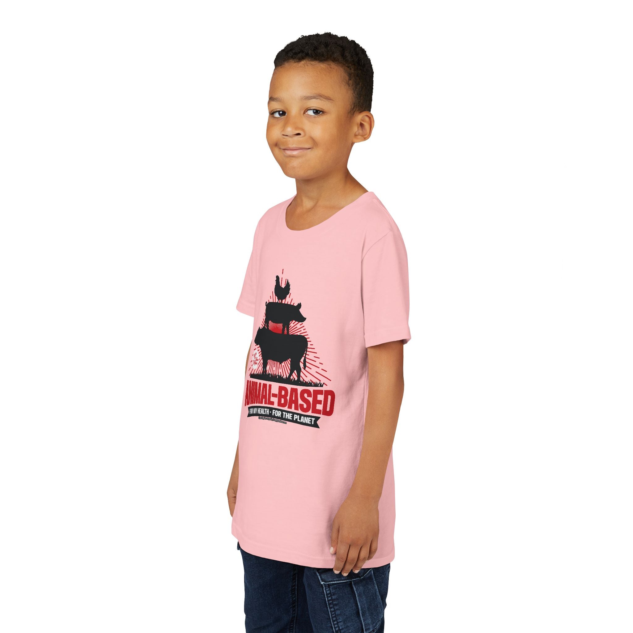 Animal Based - Youth Soft Cotton Short Sleeve T-Shirt