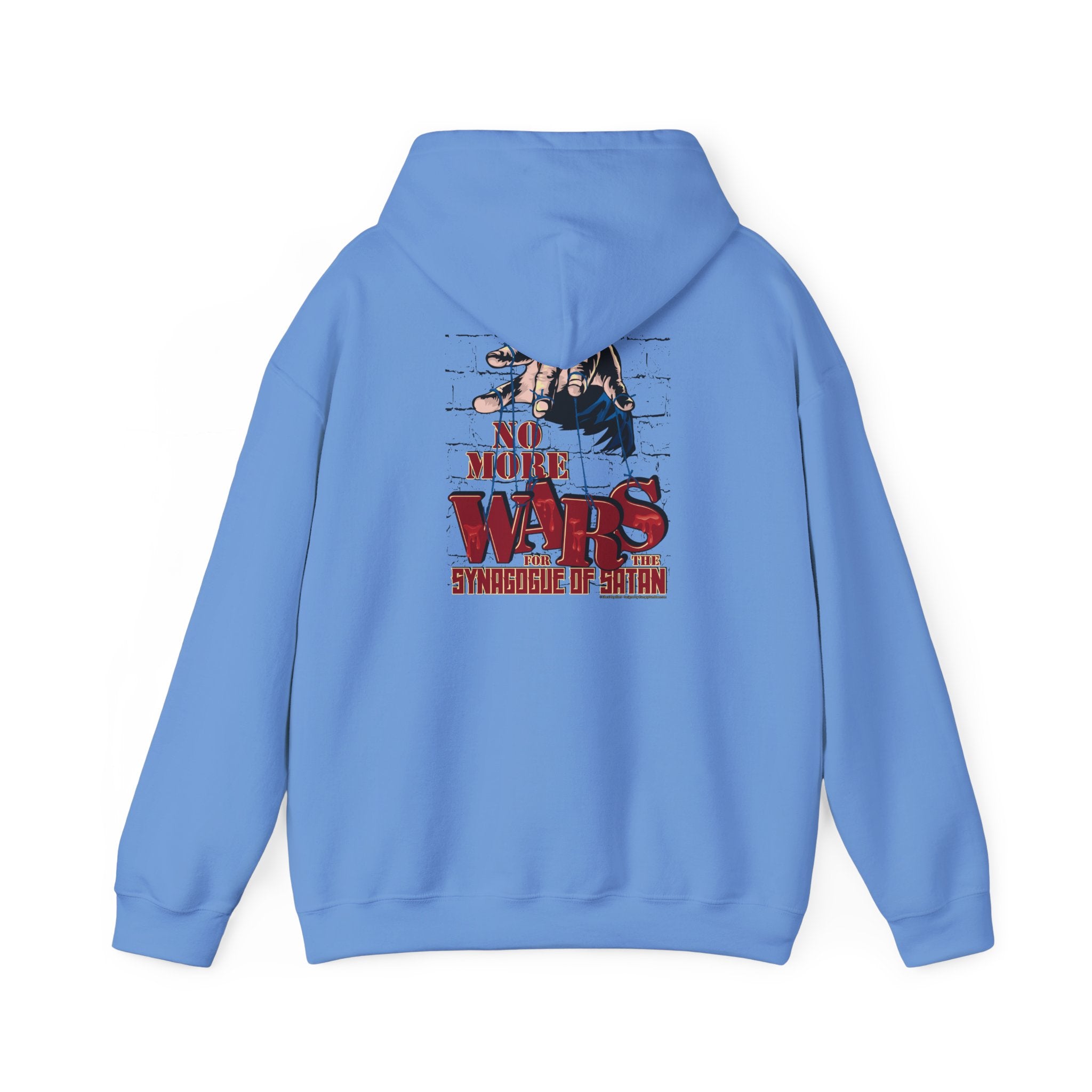 No More Wars for the Synagogue of Satan - Unisex Heavy Blend™ Hooded Sweatshirt