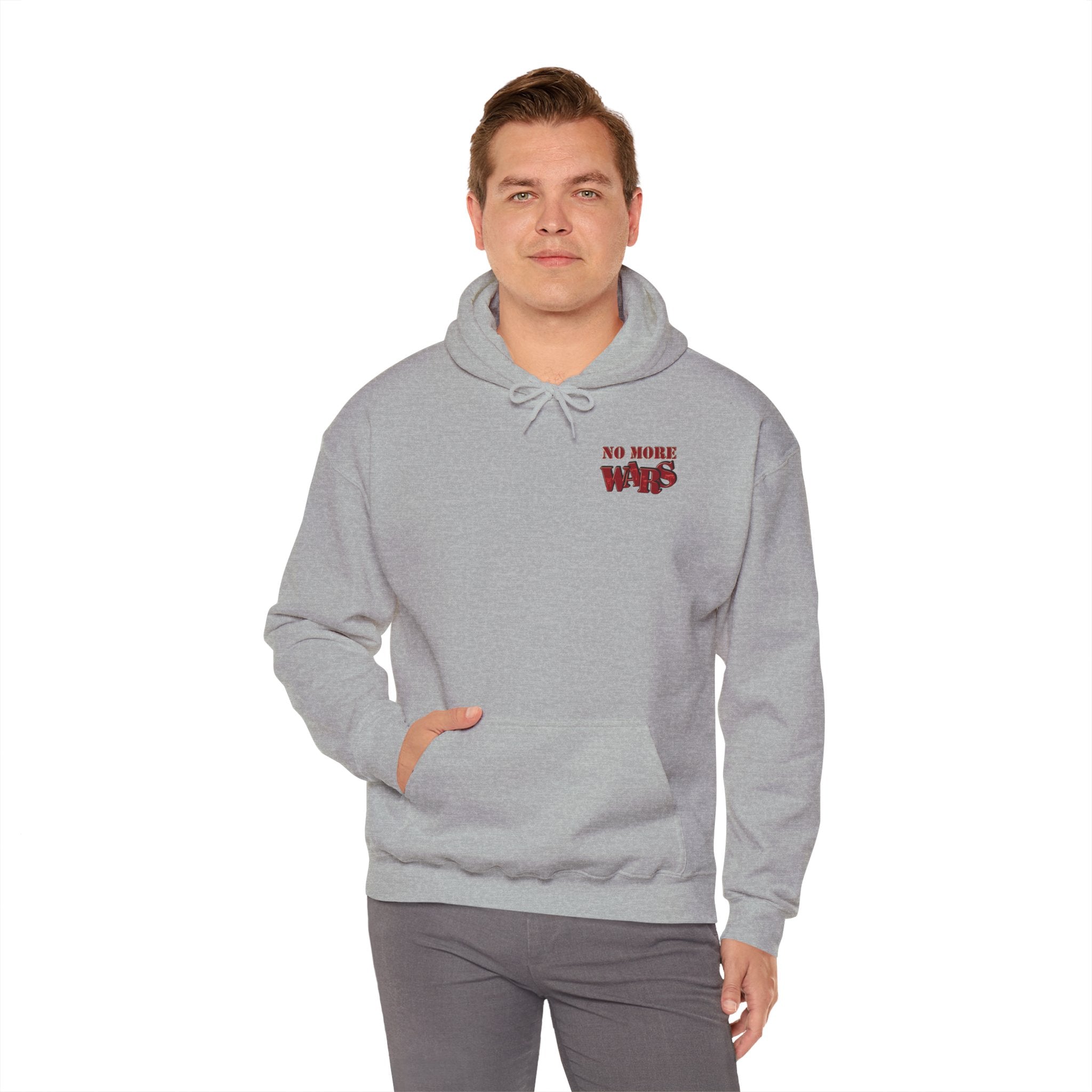 No More Wars for the Synagogue of Satan - Unisex Heavy Blend™ Hooded Sweatshirt