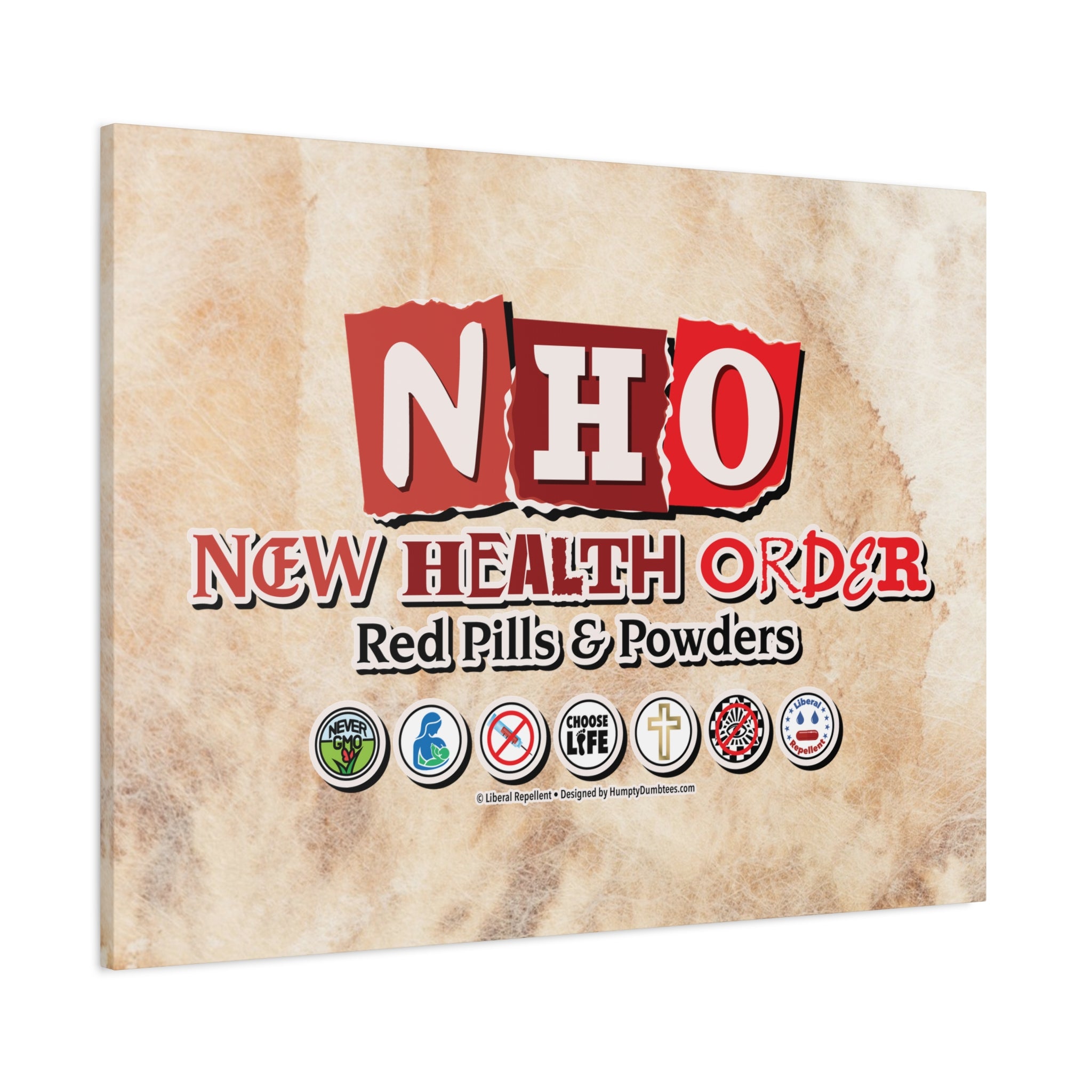 New Health Order - Gallery Wrapped Canvas Wall Art