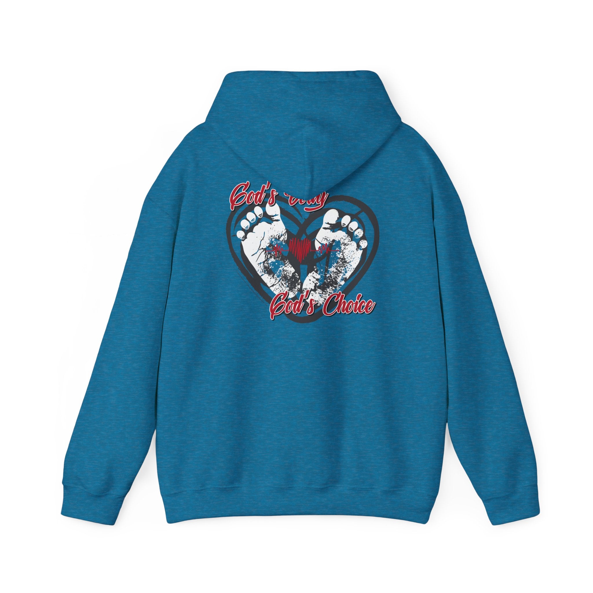 God's Body, God's Choice - Unisex Heavy Blend™ Hooded Sweatshirt
