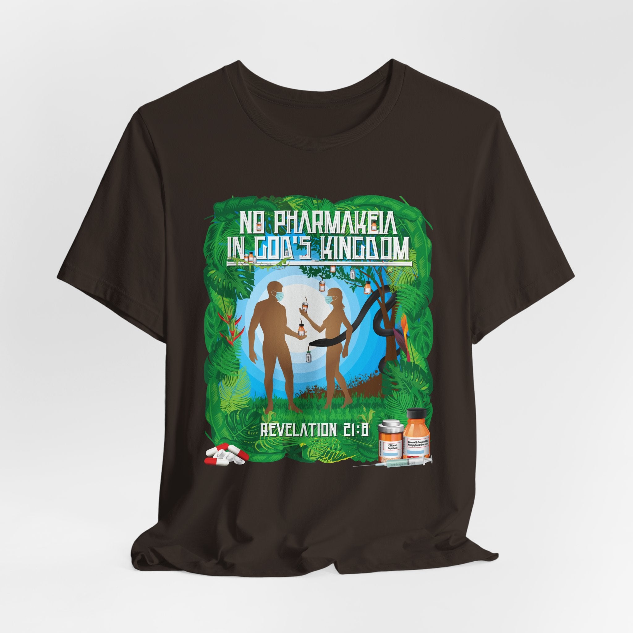 No Pharmakeia in God's Kingdom - Unisex Soft Cotton Short Sleeve T-Shirt